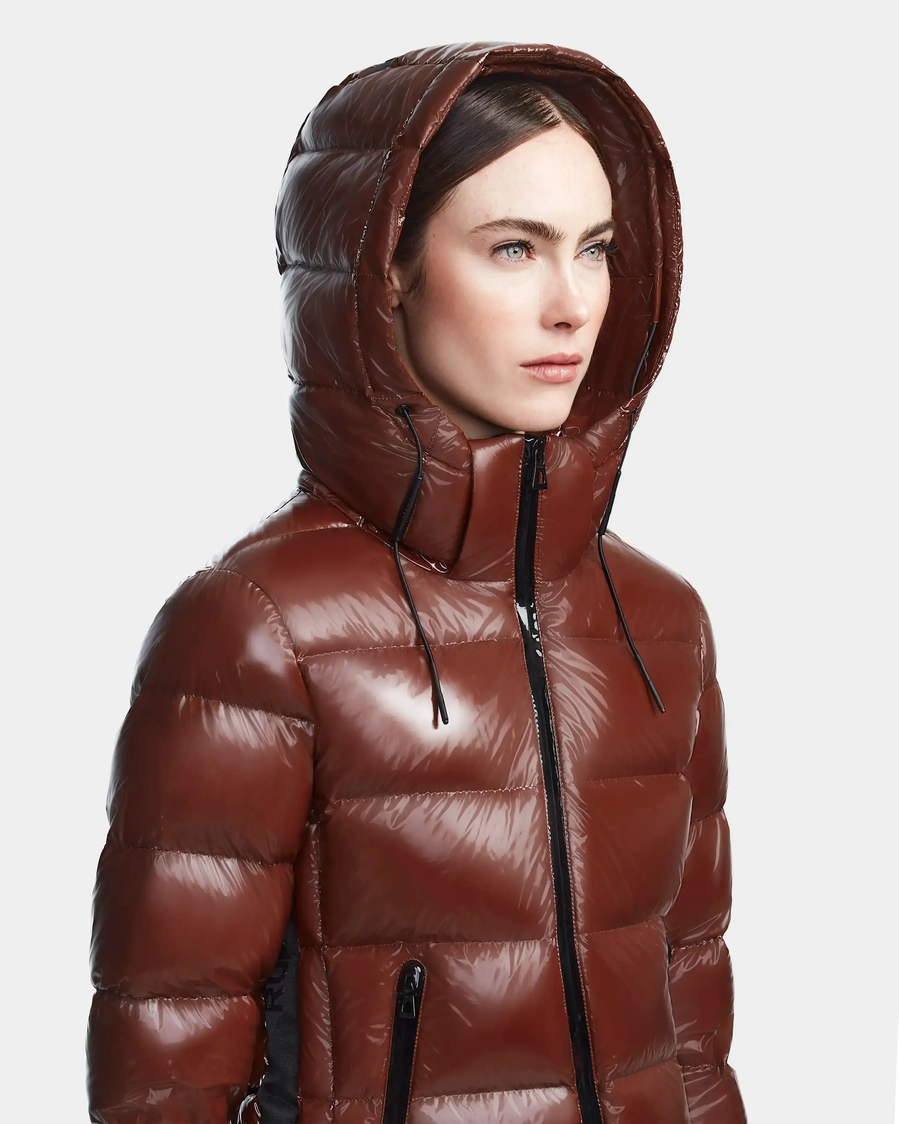 MARE WOMEN'S GLOSSY DOWN PUFFER