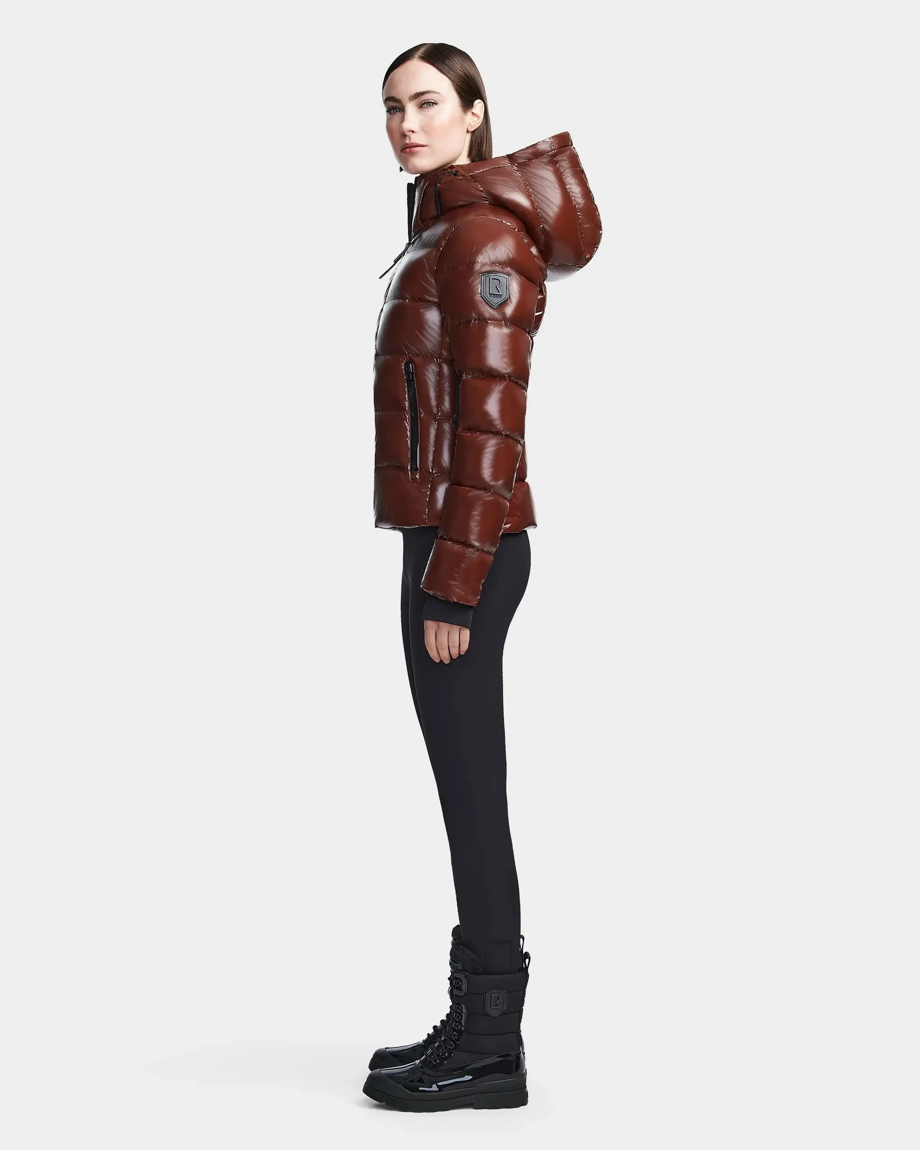 MARE WOMEN'S GLOSSY DOWN PUFFER