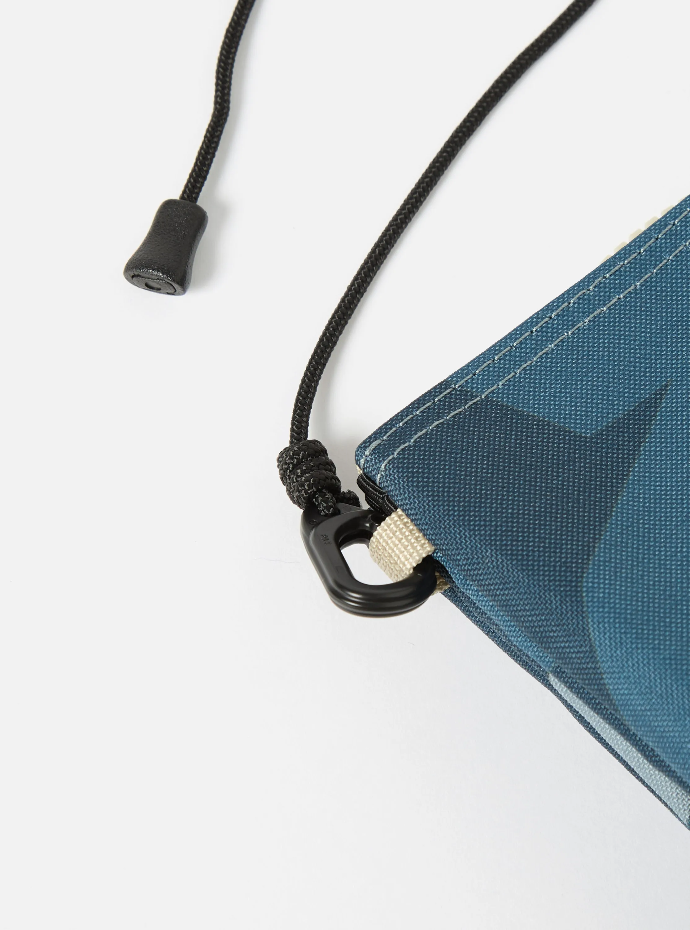 master-piece x Universal Works Sacoche in Blue Camo Recycled Tech Canvas