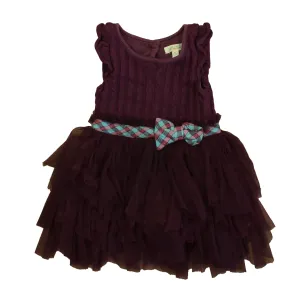 Matilda Jane Girls Burgundy Dress