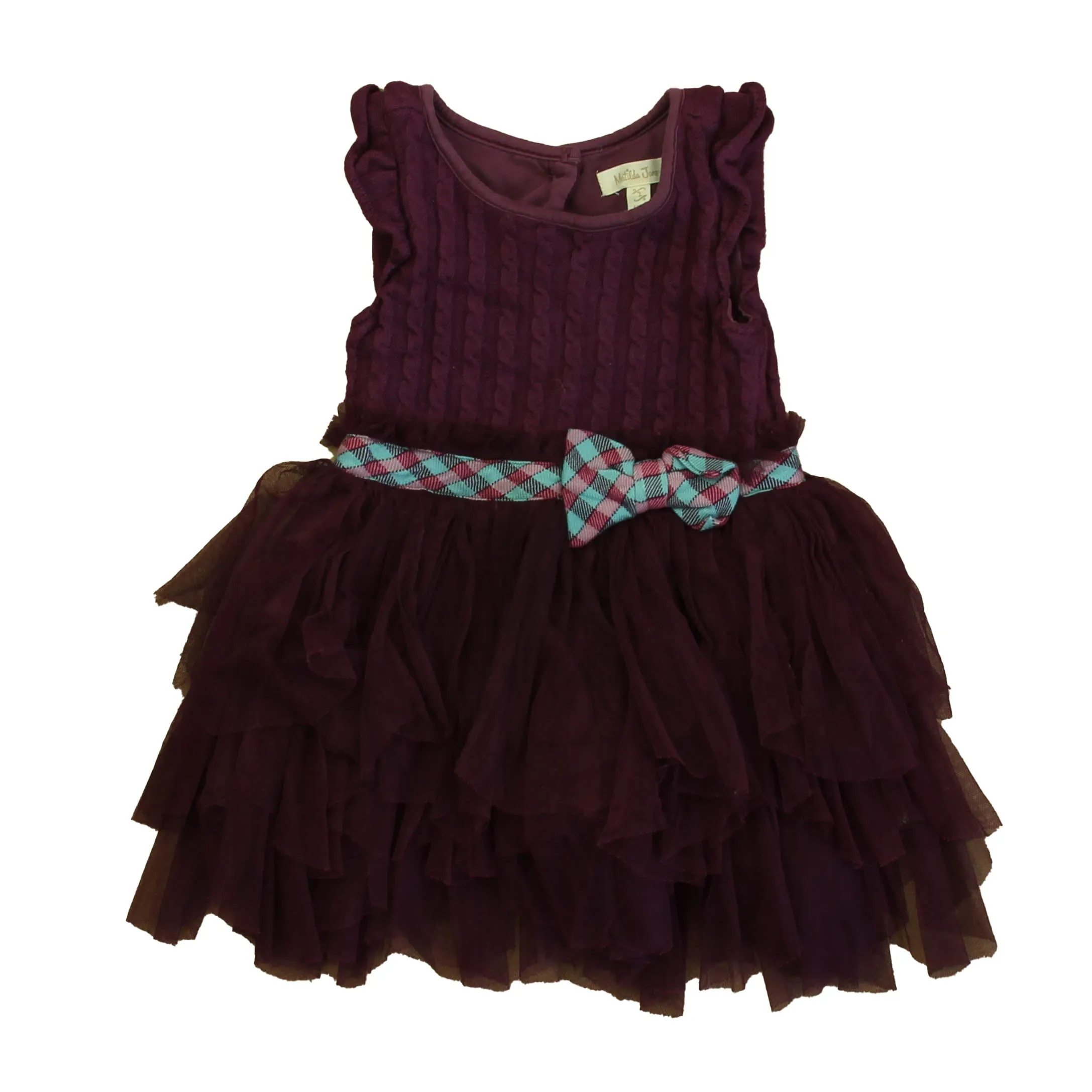 Matilda Jane Girls Burgundy Dress
