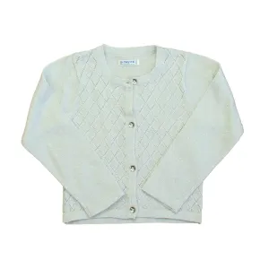 Mayoral Girls Silver Cardigan