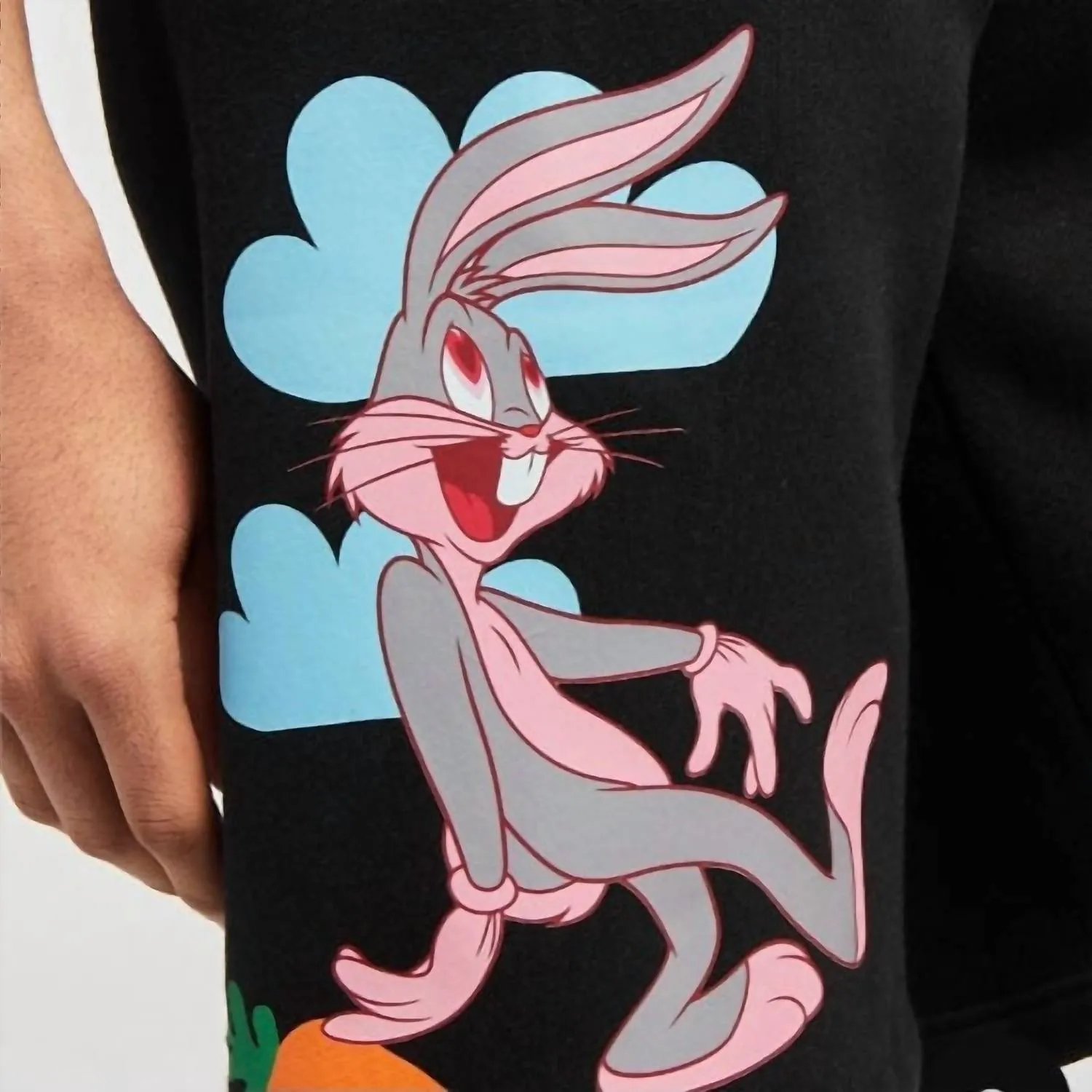 Men's Looney Tunes That's All Folks Shorts In Black