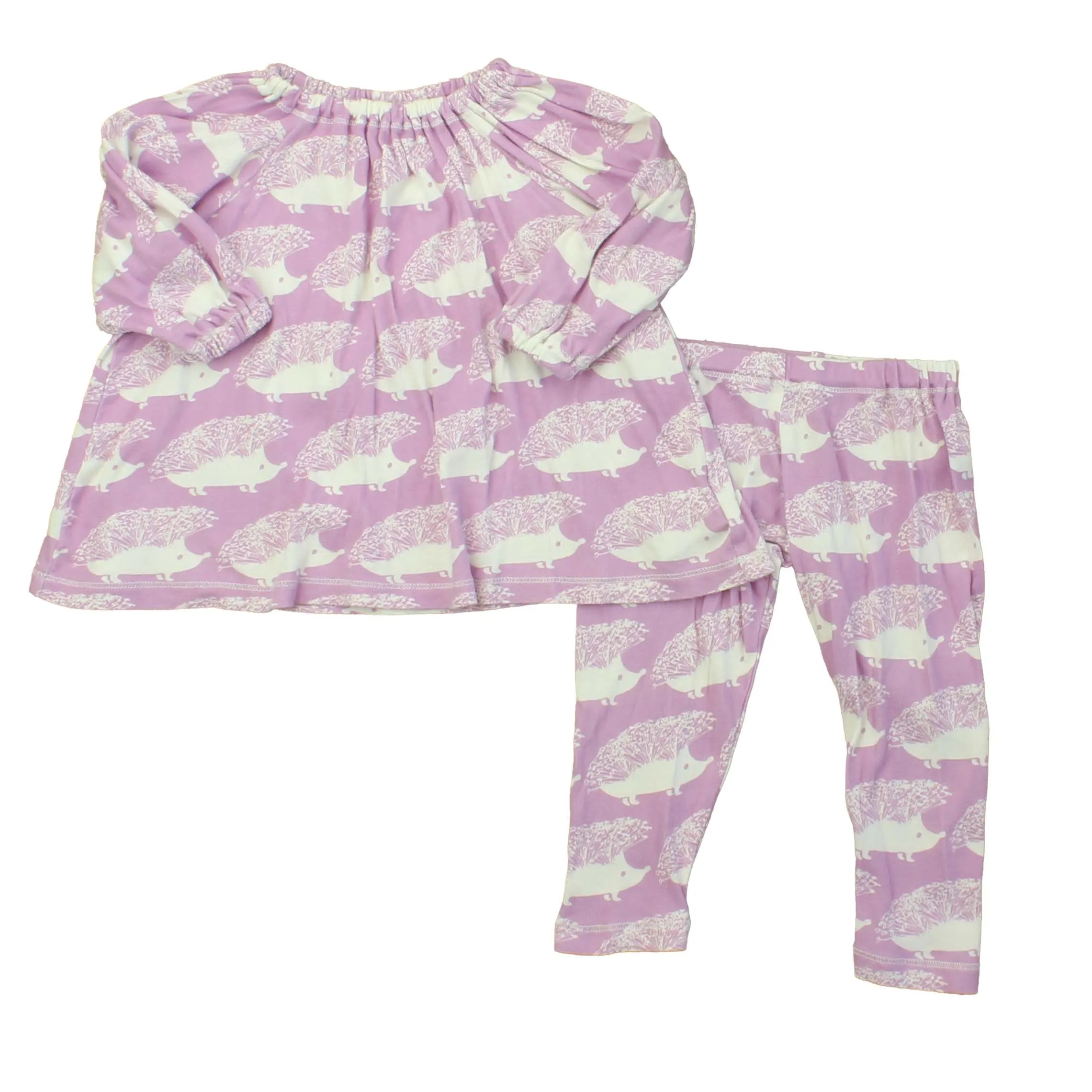 Milkbarn Girls Lavender | White Apparel Sets