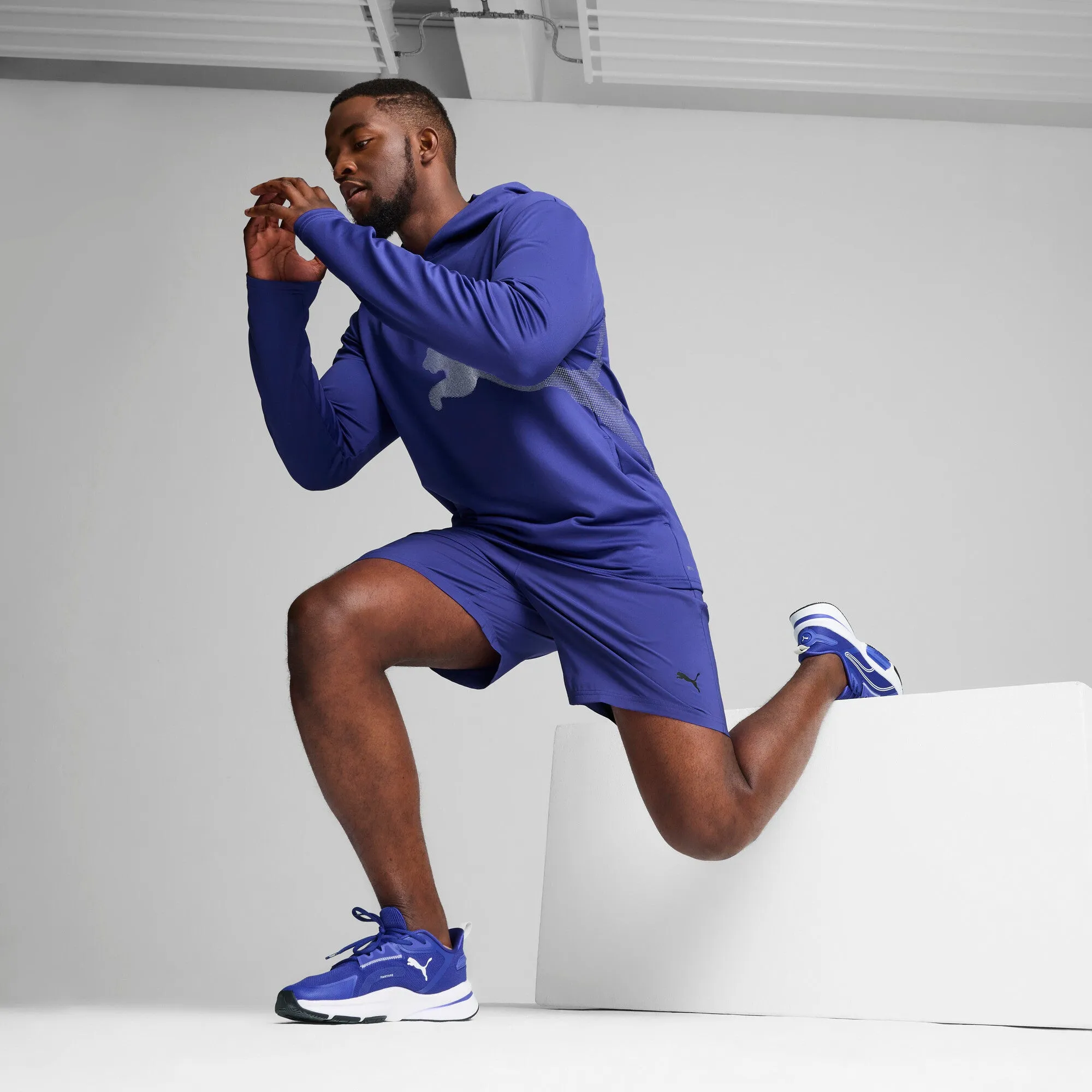PUMA Men's Train All Day Big Cat Training Hoodie