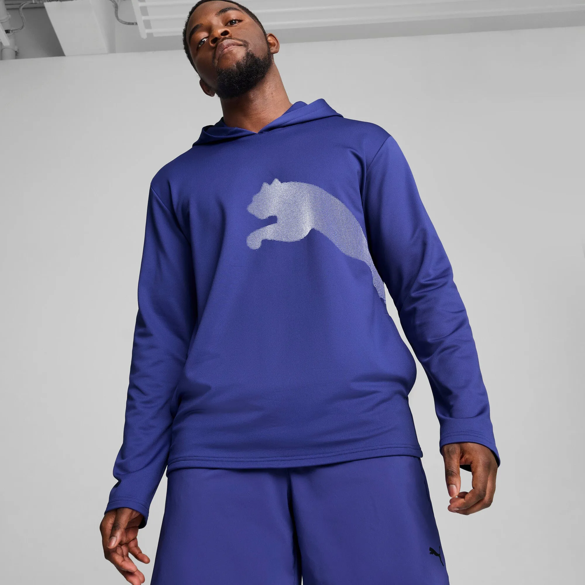 PUMA Men's Train All Day Big Cat Training Hoodie