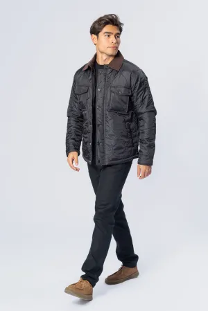 Quilted Jacket - Black