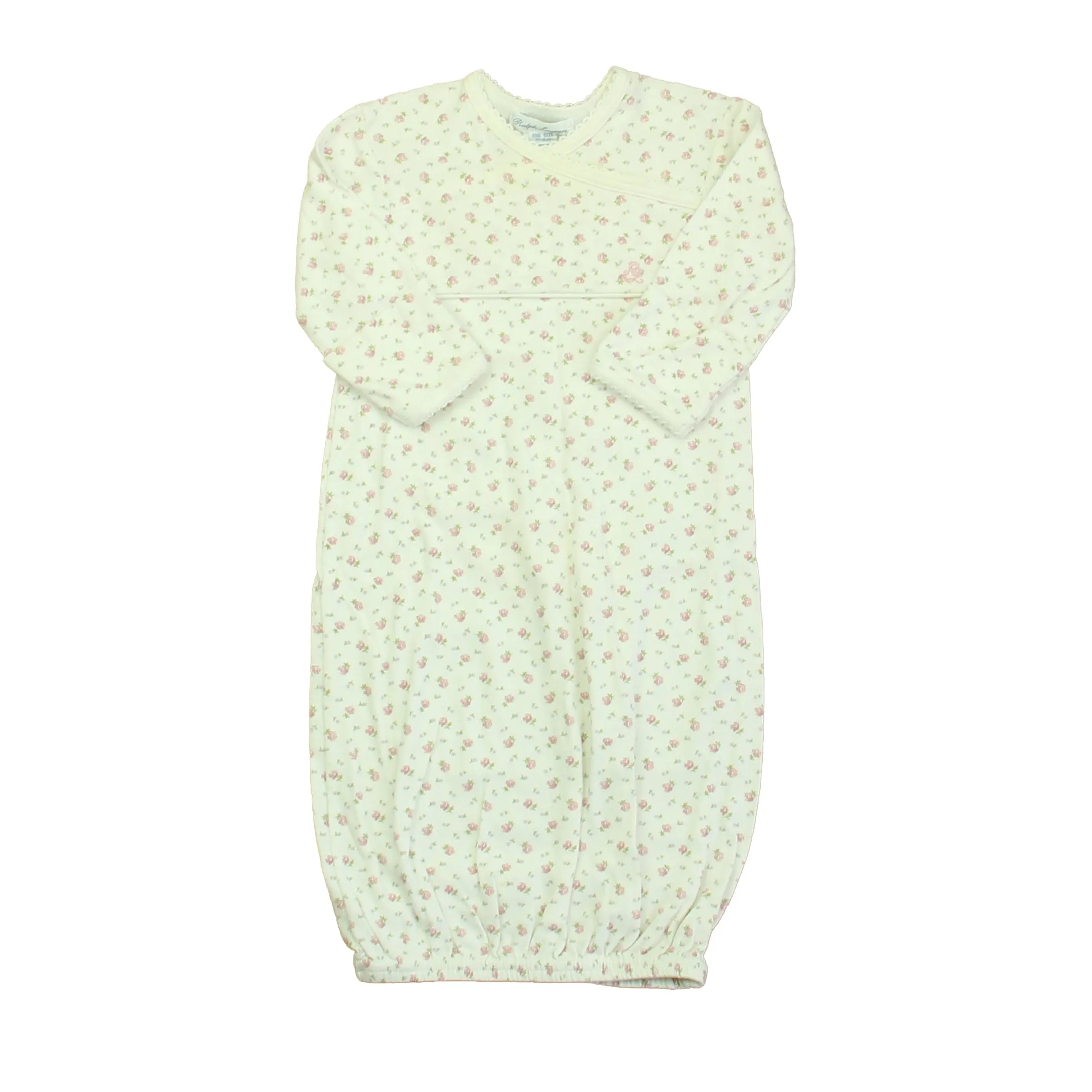 Ralph Lauren Girls Ivory Floral Nightgown