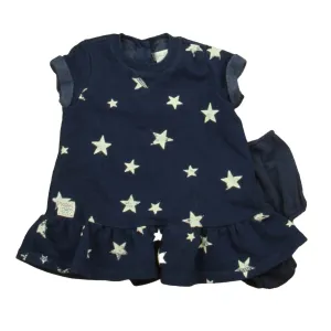 Ralph Lauren Girls Navy | White Stars Dress