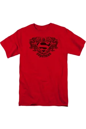 Superman Superman Dragon Short Sleeve Adult Tee / T-Shirt