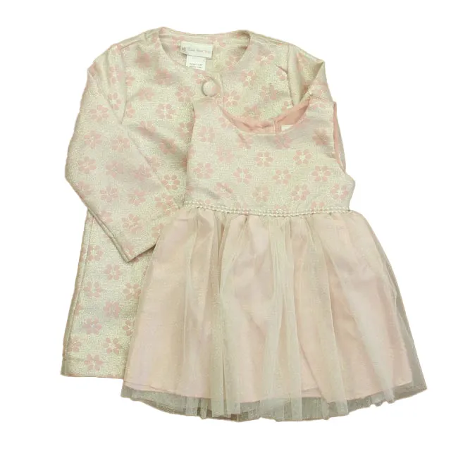 Sweet Heart Rose Girls Pink Sparkle Dress