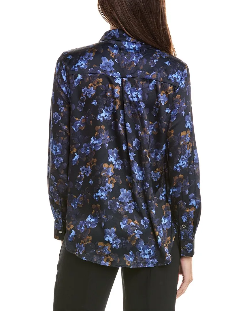T Tahari Collared Blouse