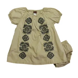 Tea Girls Taupe | Black Dress