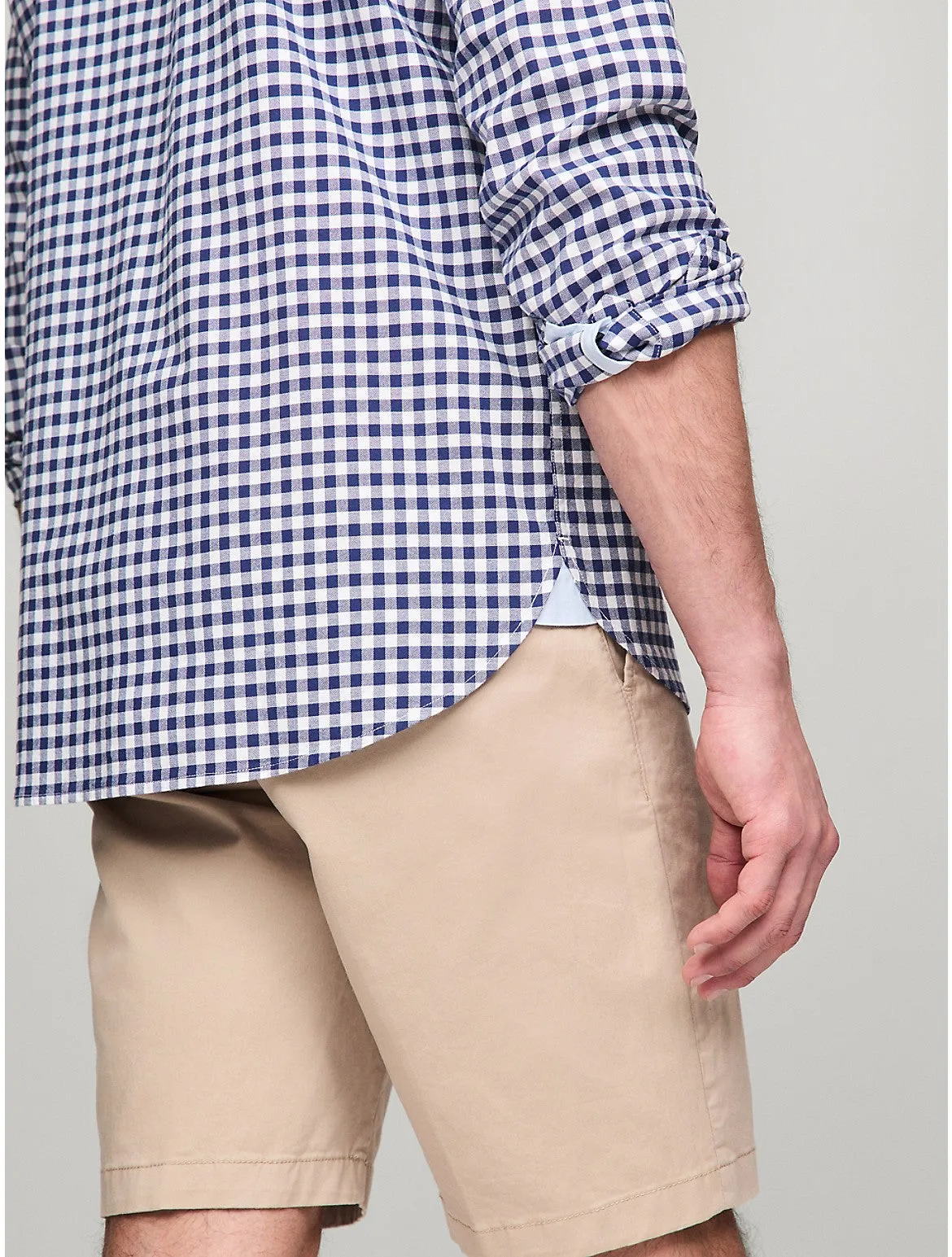 Tommy Hilfiger Men's Gingham Regular Fit Oxford Shirt