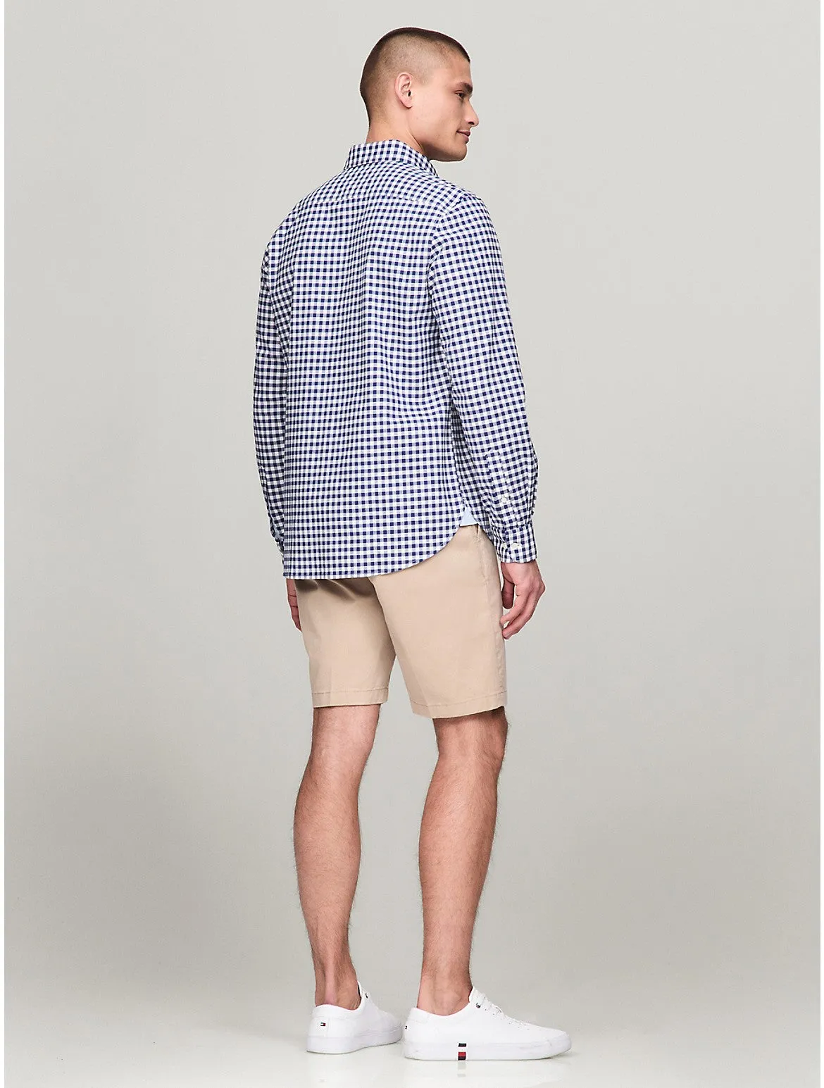 Tommy Hilfiger Men's Gingham Regular Fit Oxford Shirt