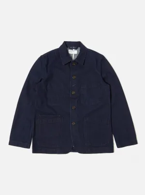 Universal Works Bakers Jacket in 11oz Indigo Denim