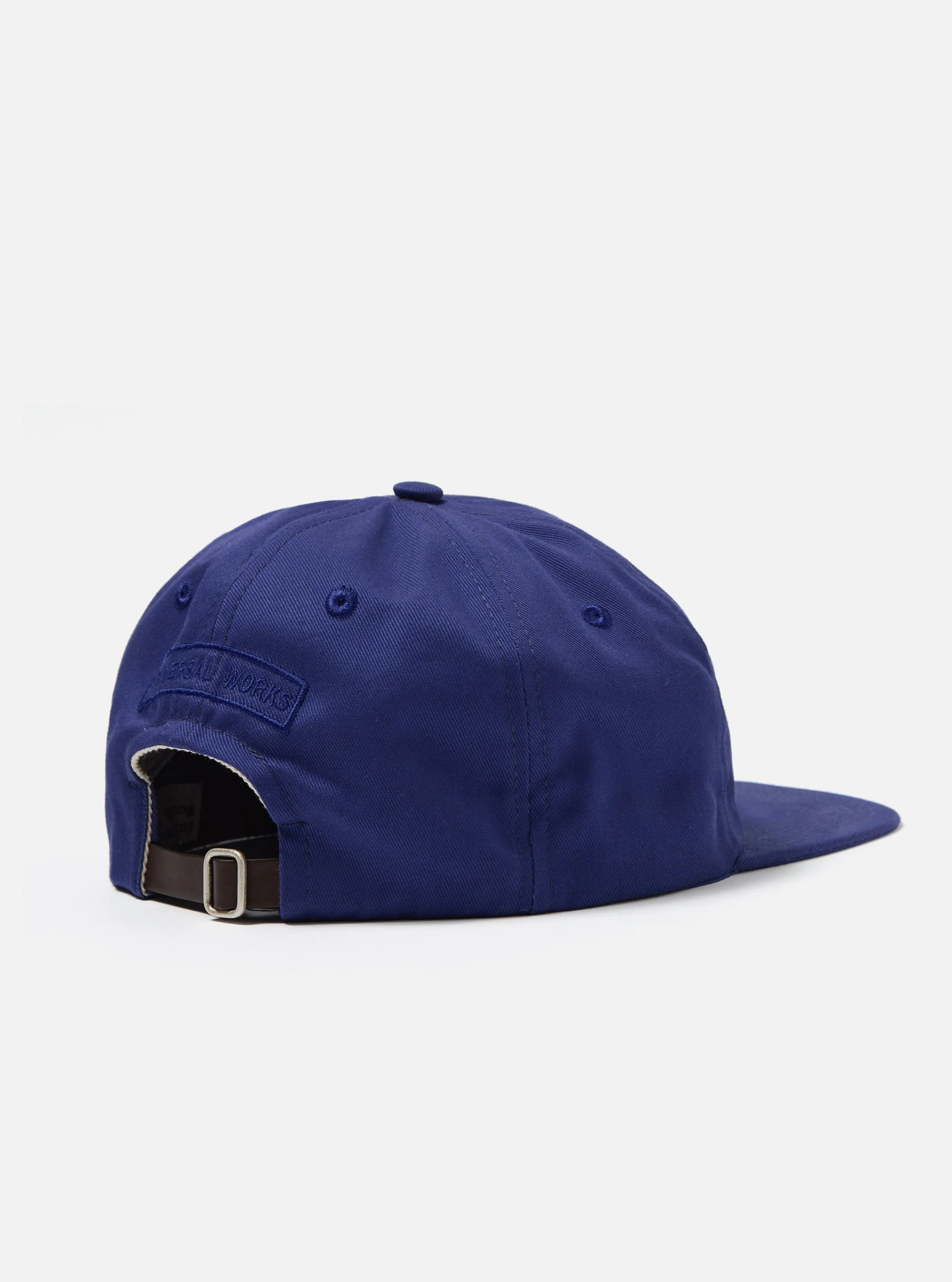 Universal Works Baseball Hat in Bright Navy Twill Cotton