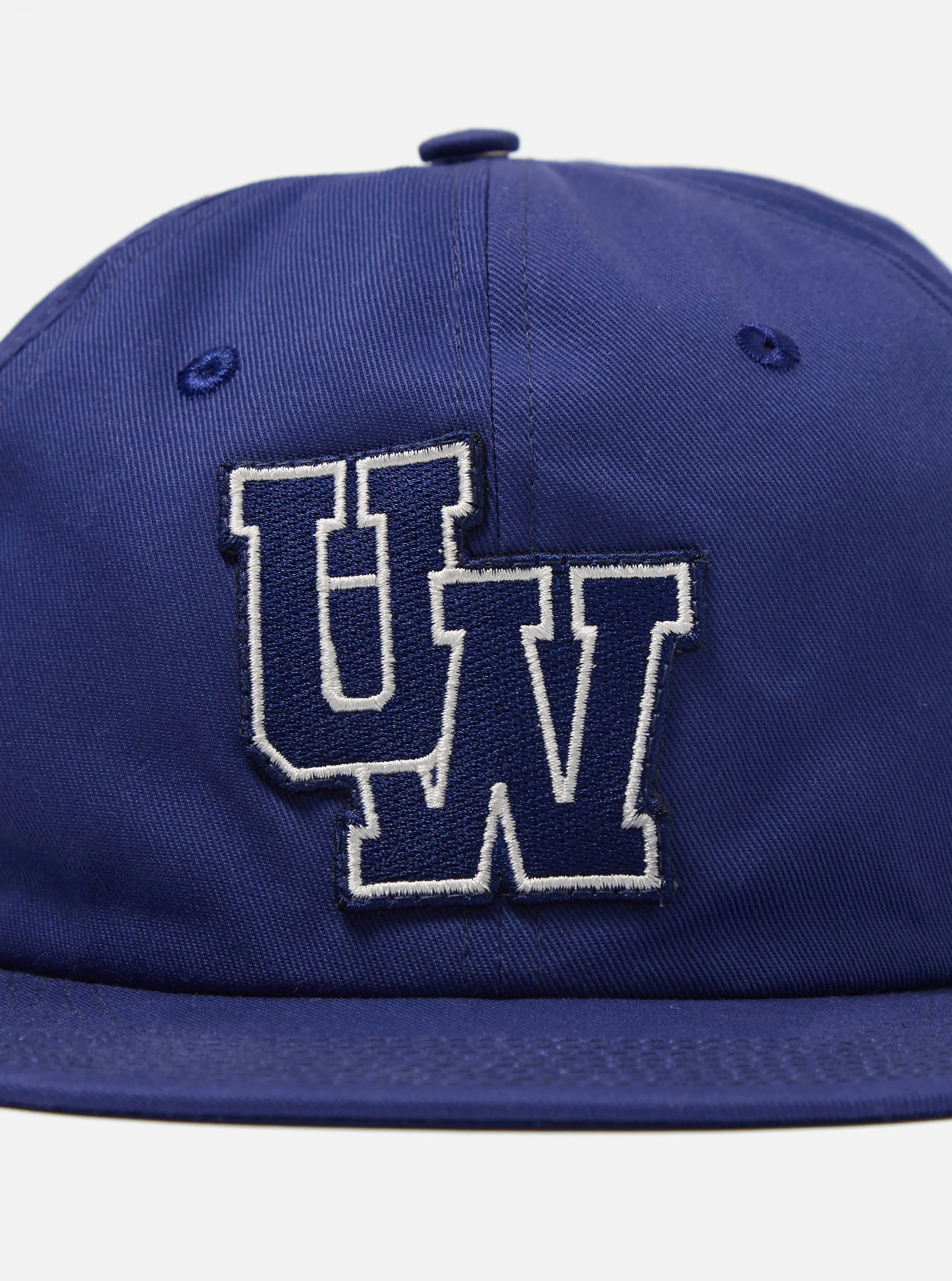 Universal Works Baseball Hat in Bright Navy Twill Cotton