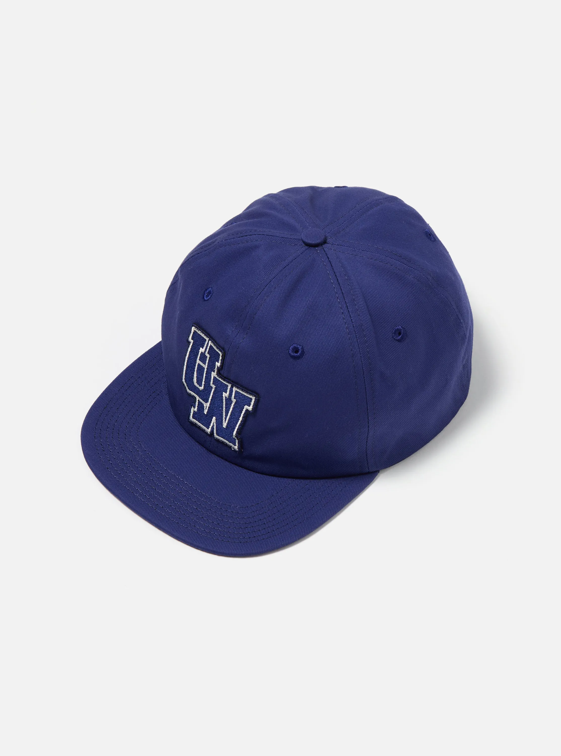 Universal Works Baseball Hat in Bright Navy Twill Cotton