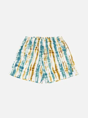 Universal Works Boxer Short in Ecru Paint Print