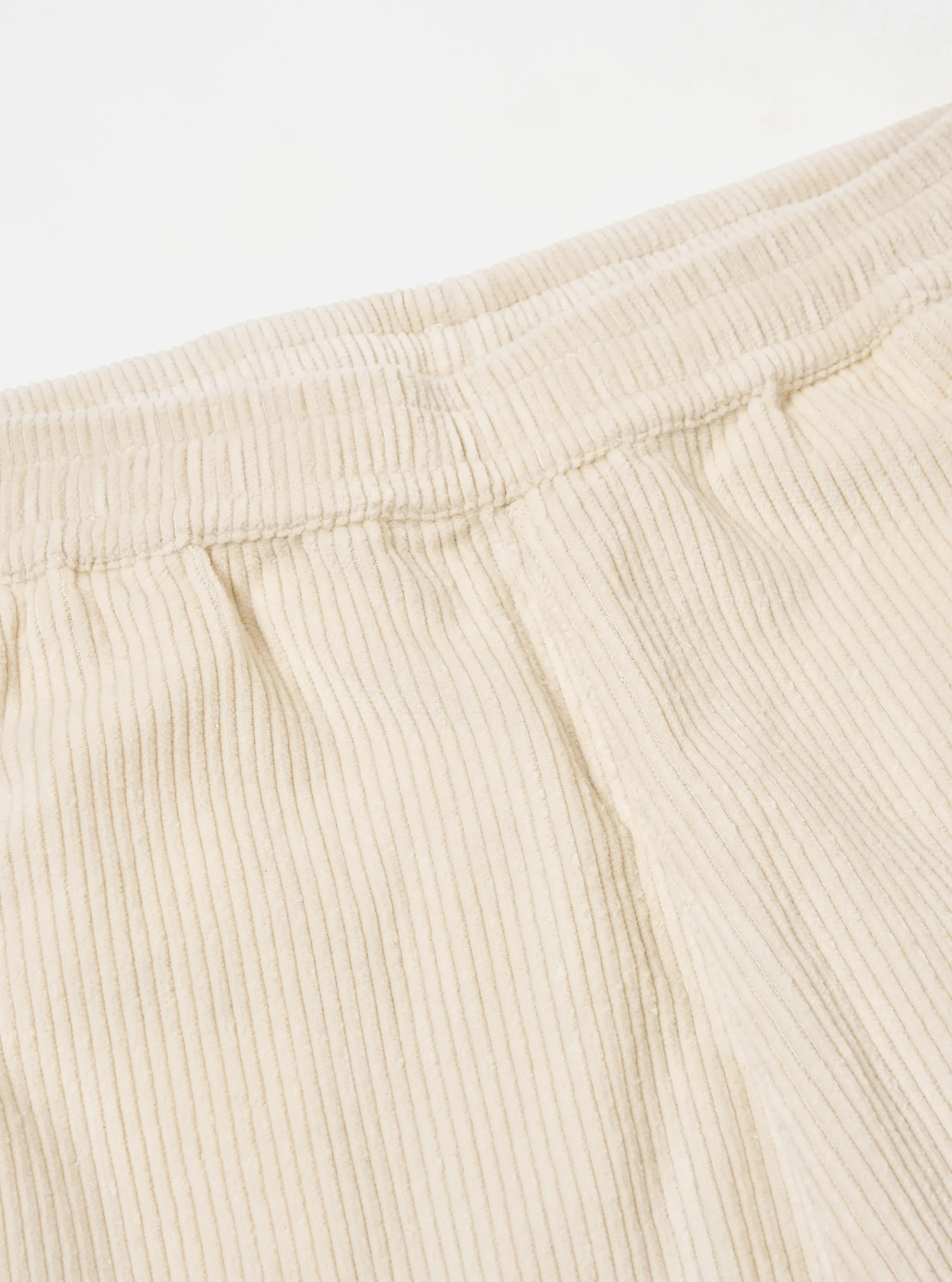 Universal Works Braga Pant in Ecru 6 Wale Cord