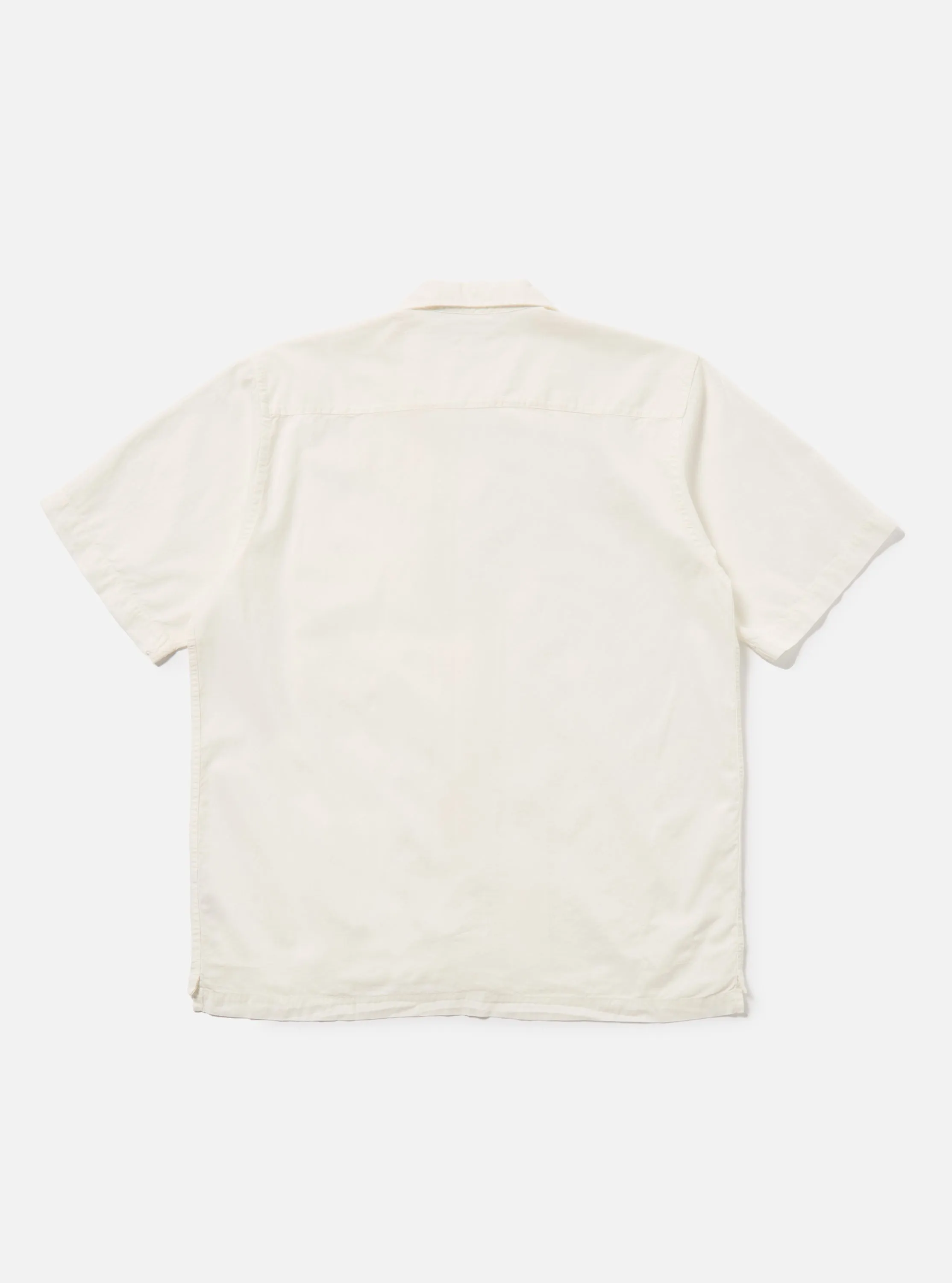Universal Works Camp Shirt in Ecru Gardenia Lycot