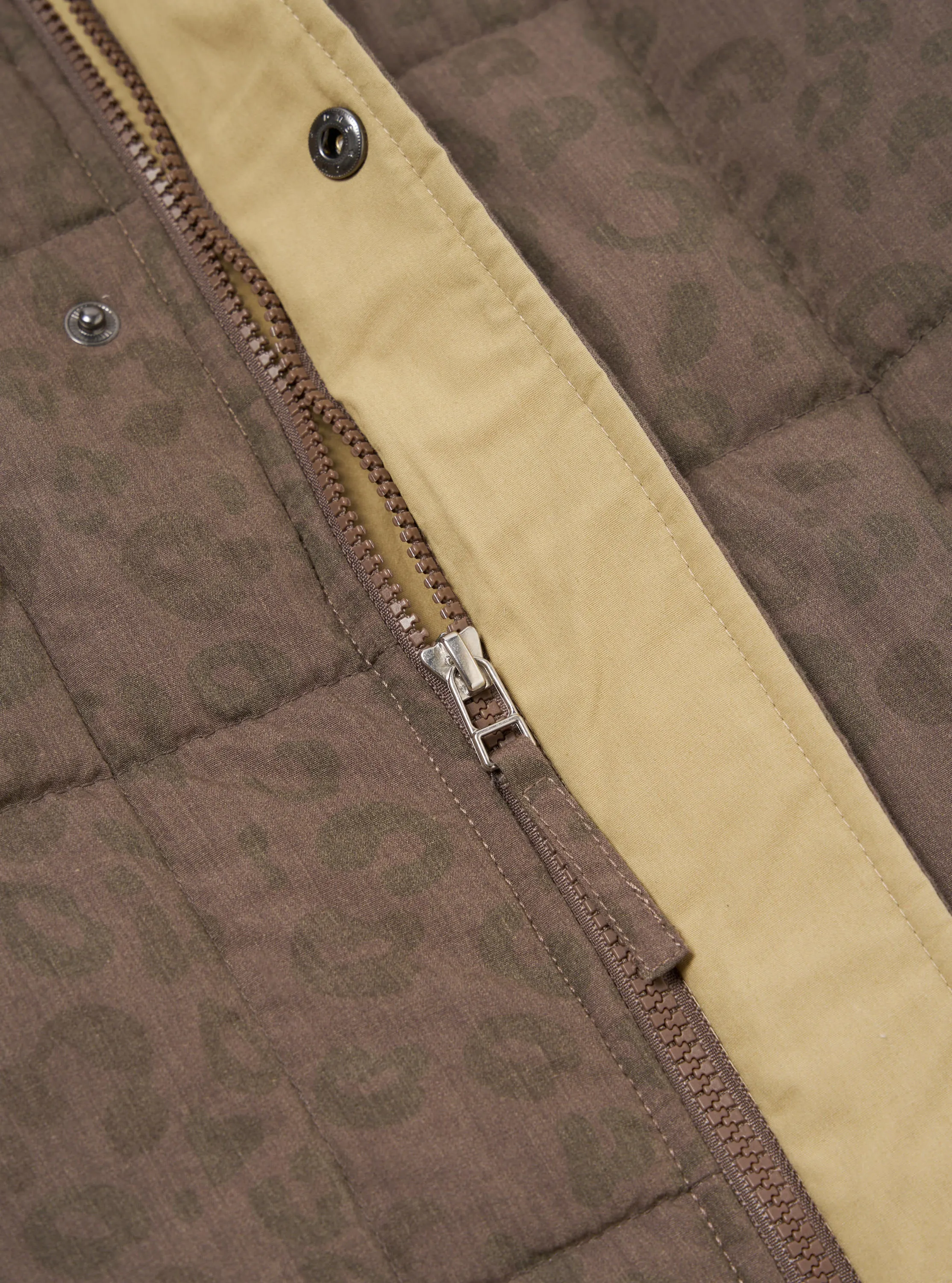 Universal Works Carlton Jacket in Sand Leopard Recycled Polytech