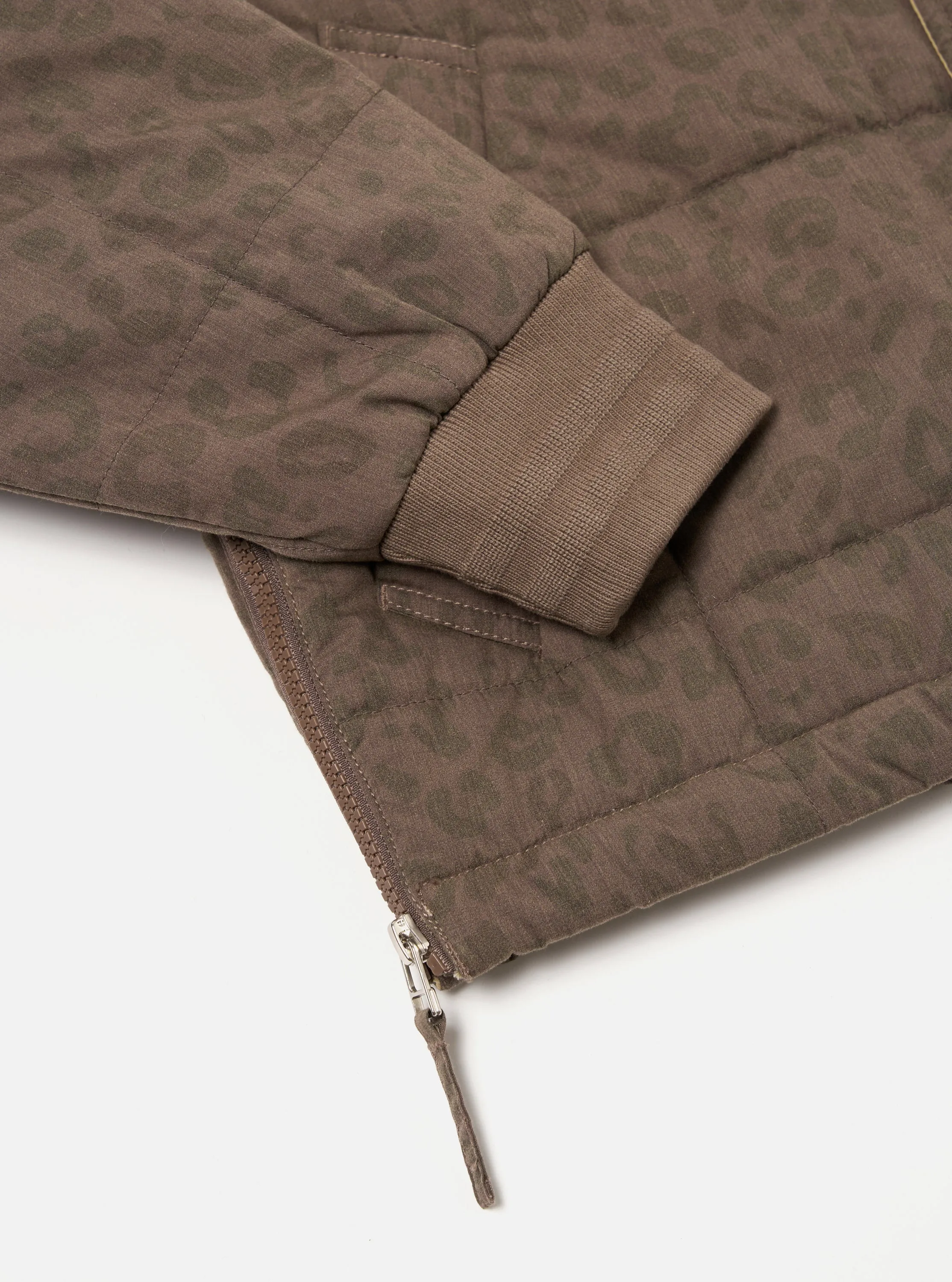 Universal Works Carlton Jacket in Sand Leopard Recycled Polytech