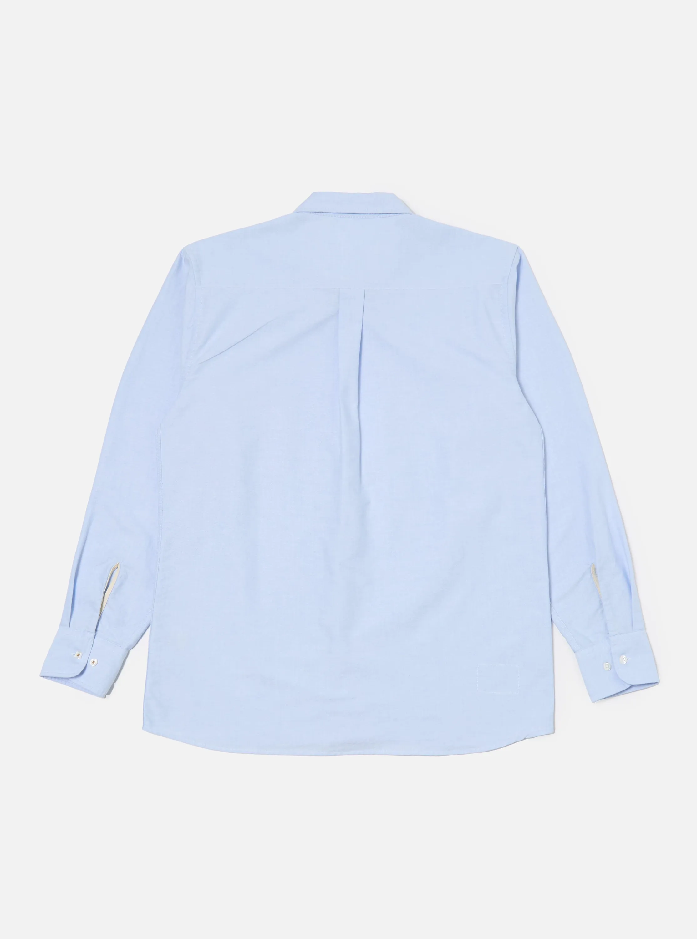 Universal Works Daybrook Shirt in Blue Oxford