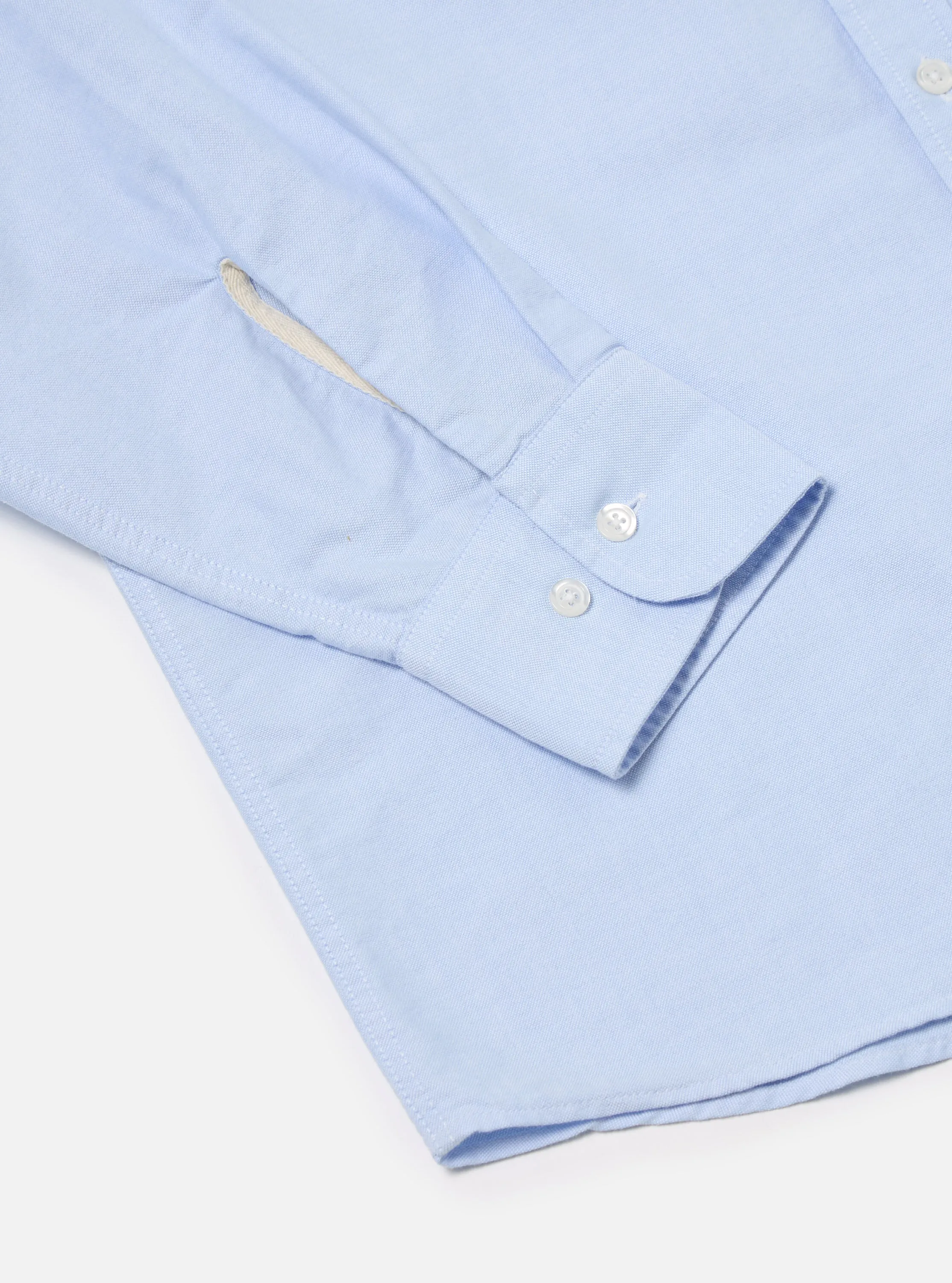 Universal Works Daybrook Shirt in Blue Oxford