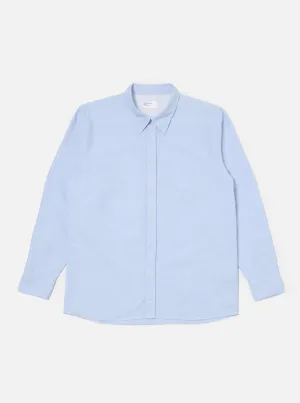 Universal Works Daybrook Shirt in Blue Oxford