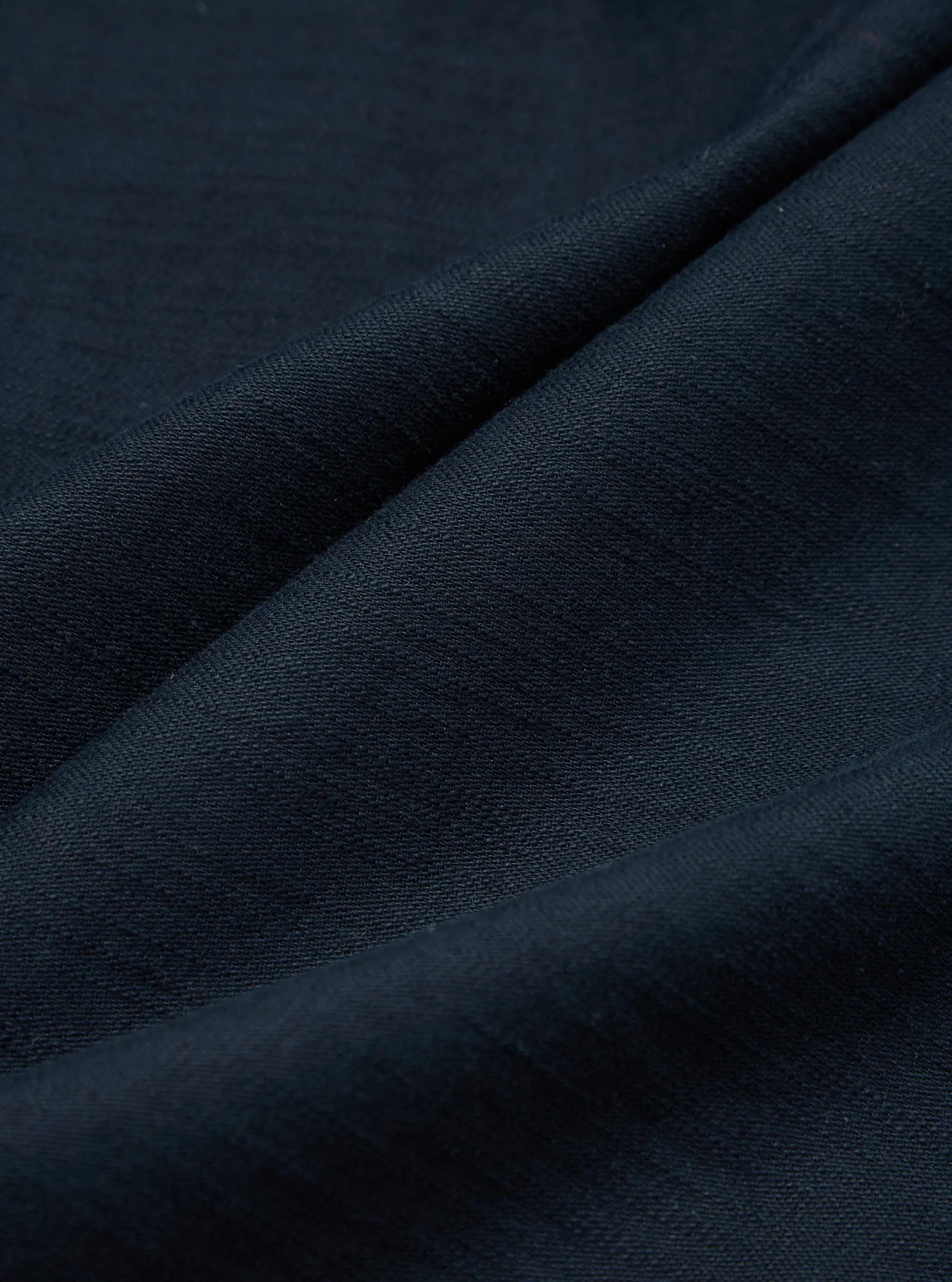 Universal Works Dockside Jacket in Navy Slub Sateen