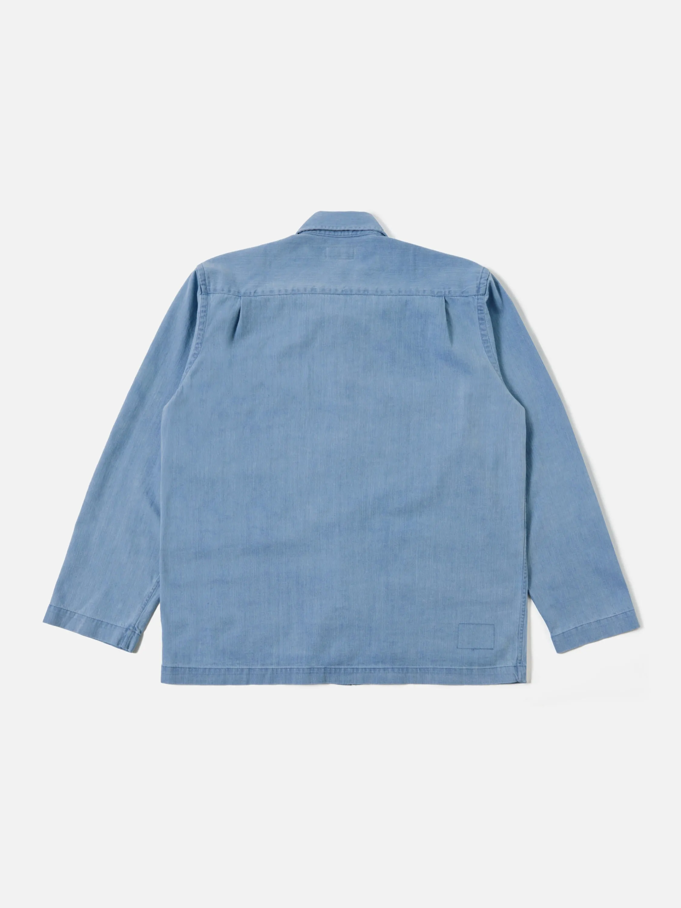 Universal Works Dockside Jacket in Washed Indigo 8oz Organic Denim