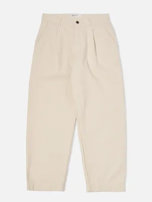 Universal Works Duke Pant in Ecru Recycled Cotton