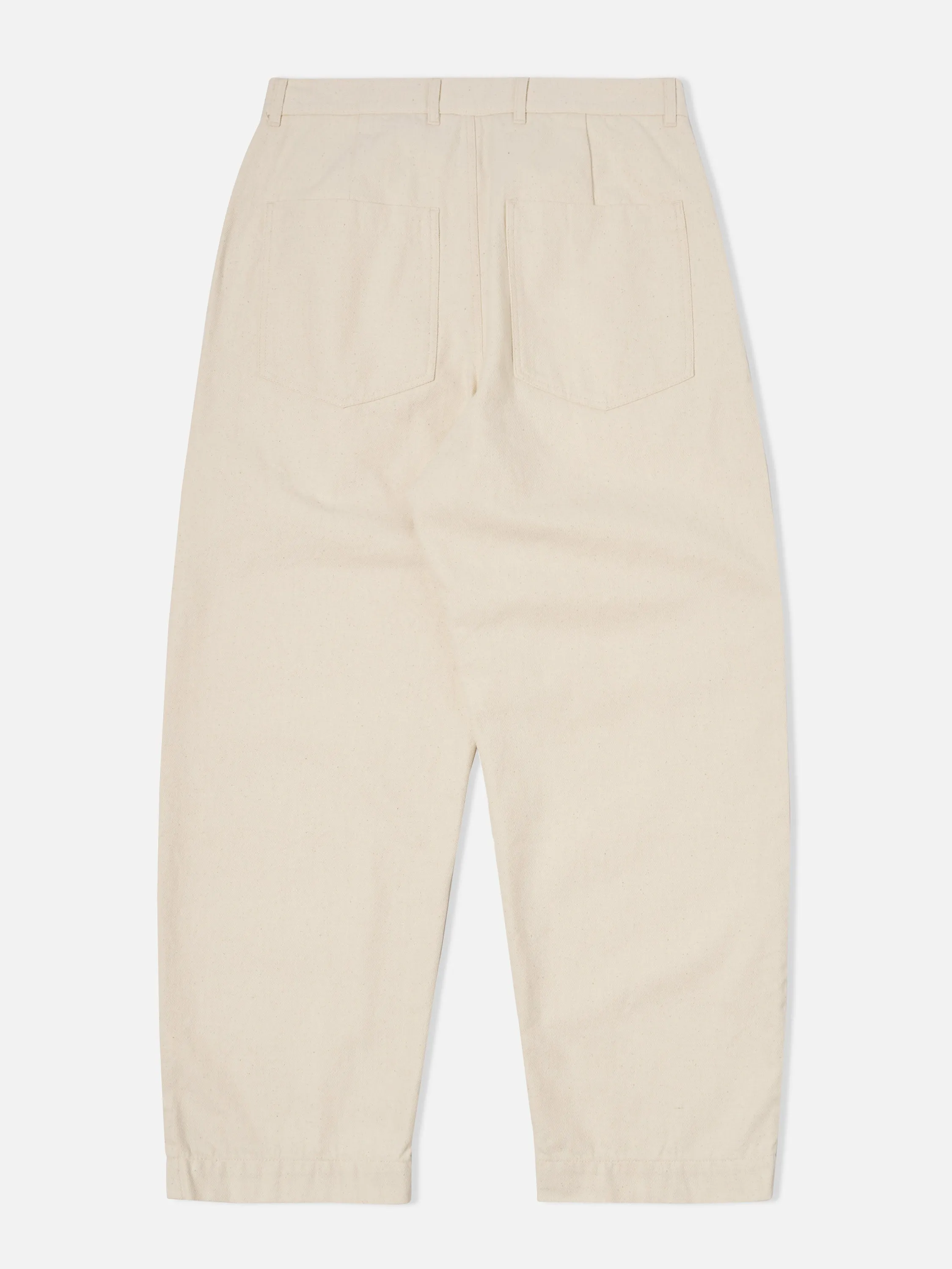 Universal Works Duke Pant in Ecru Recycled Cotton