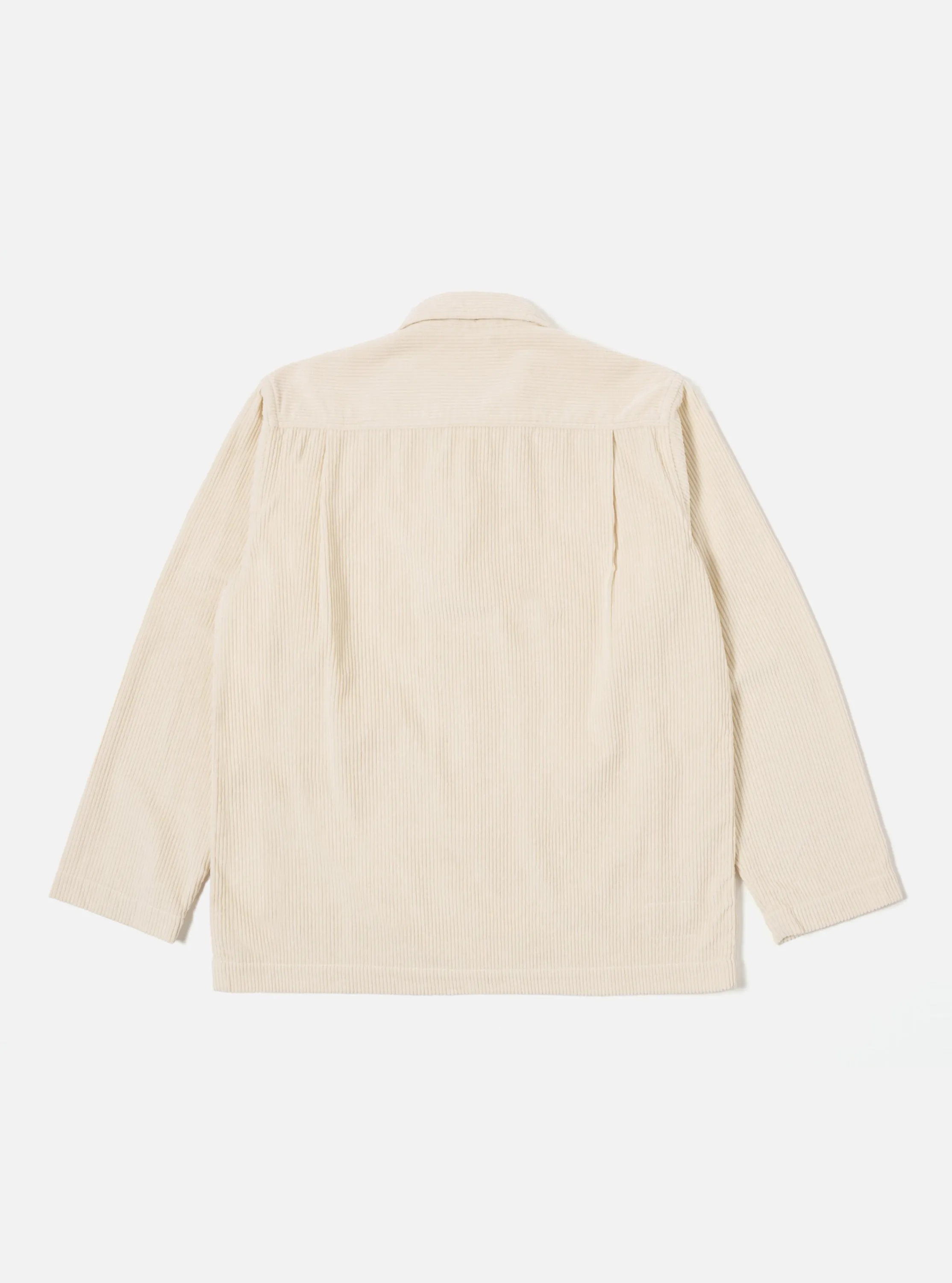 Universal Works Easy Jacket in Ecru 6 Wale Cord