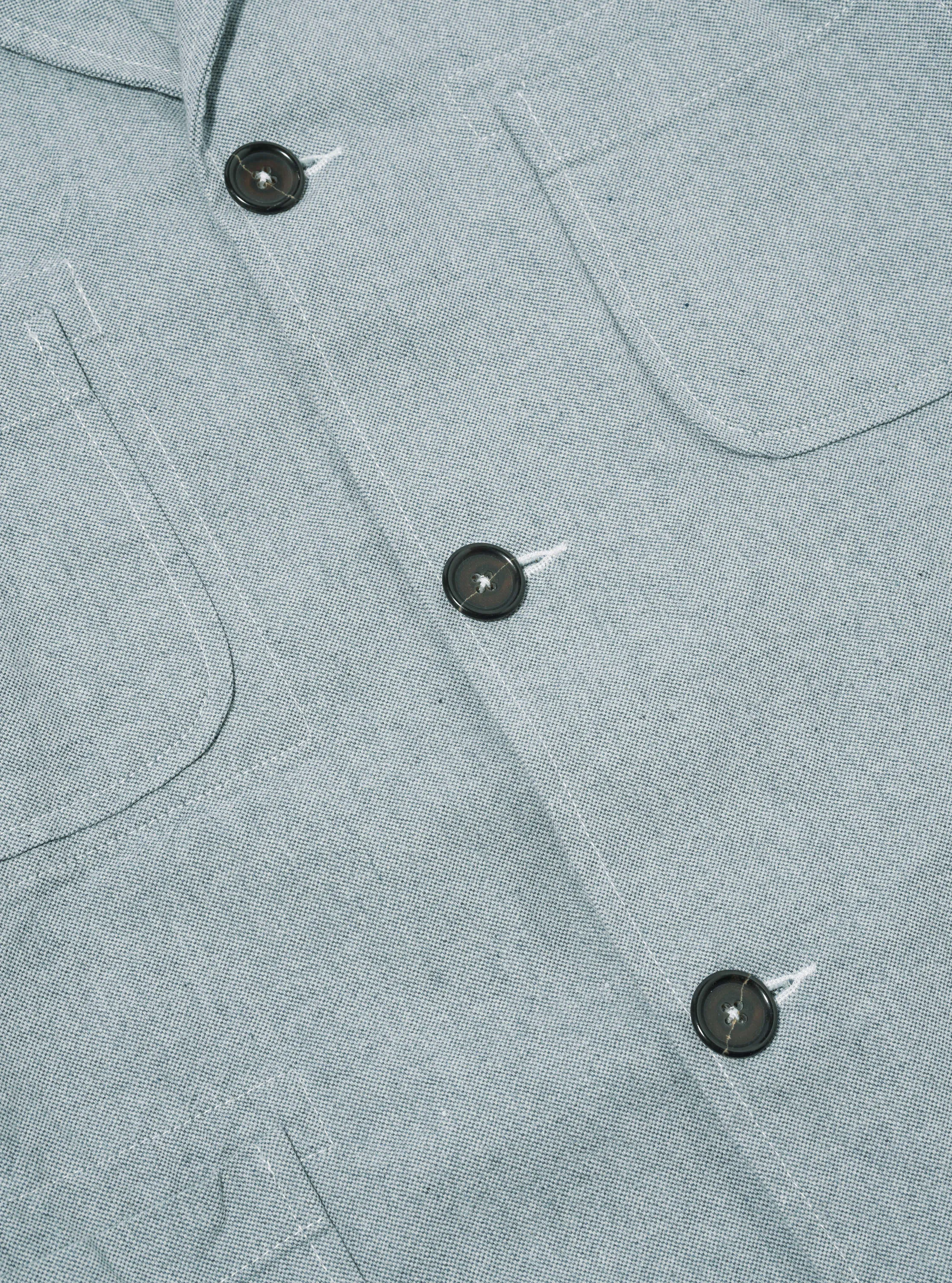 Universal Works Five Pocket Jacket in Indigo Reworked Jean Cloth