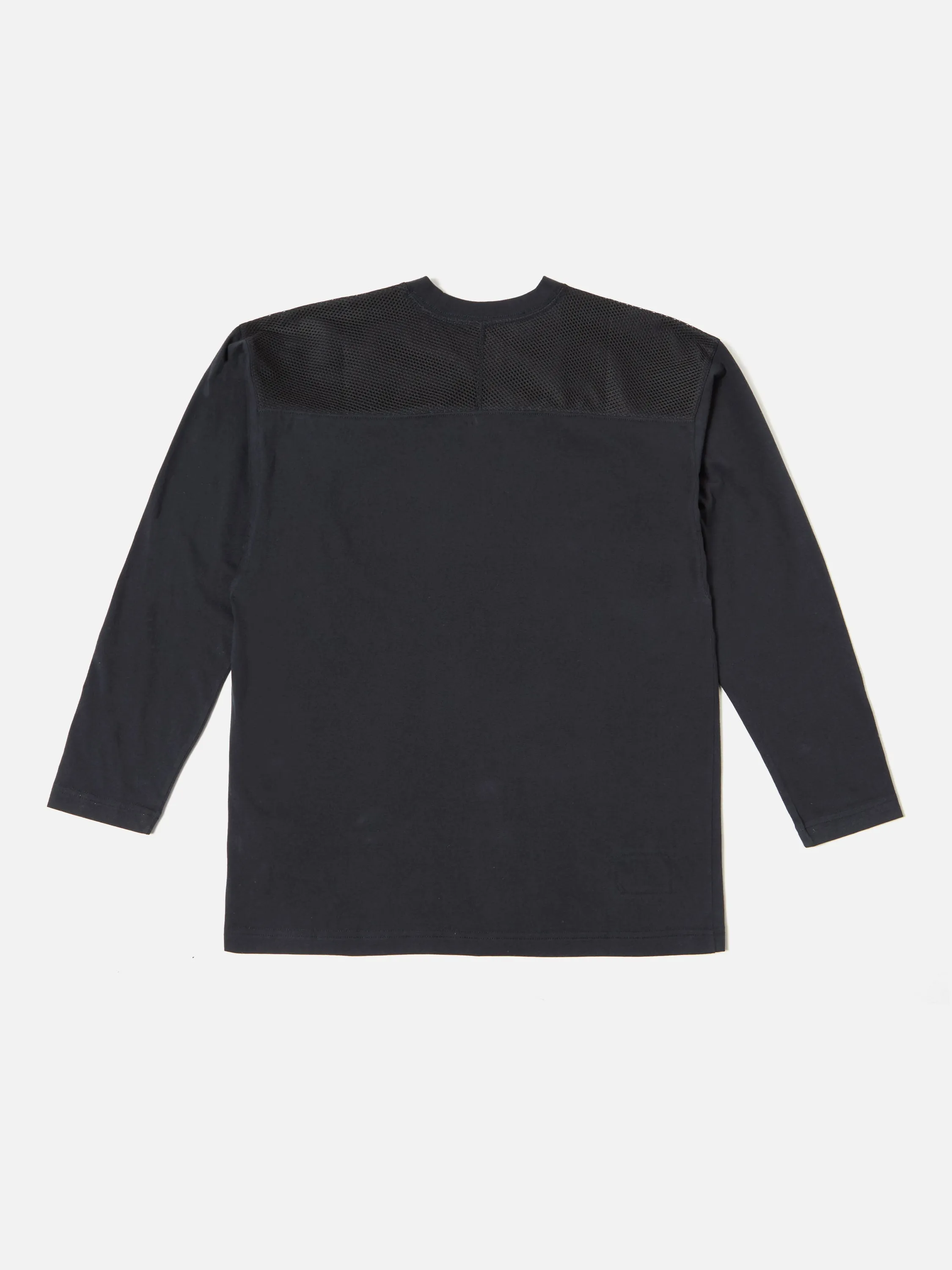 Universal Works Football Jersey in Navy Single Jersey