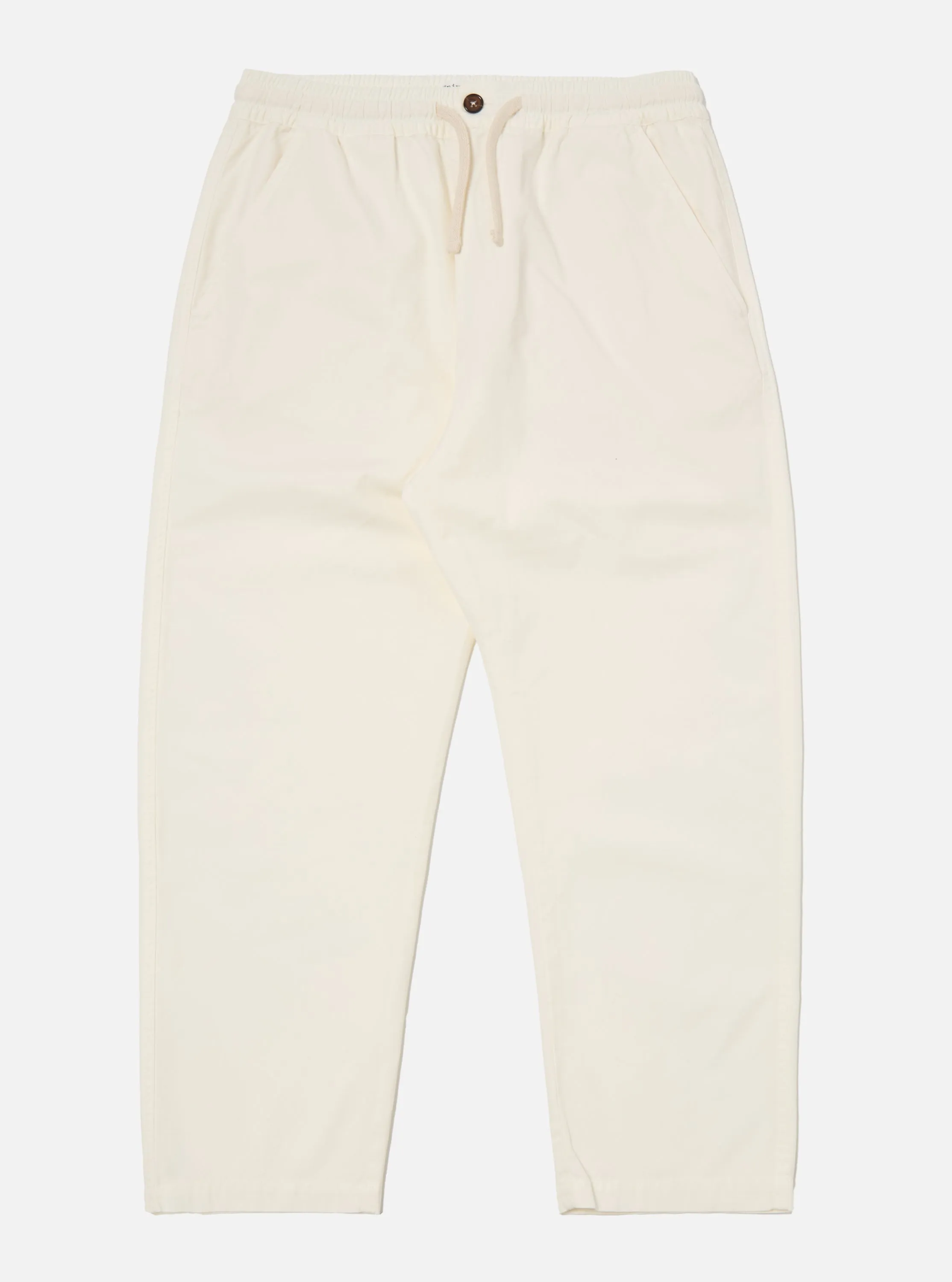 Universal Works Hi Water Trouser in Ecru Summer Canvas