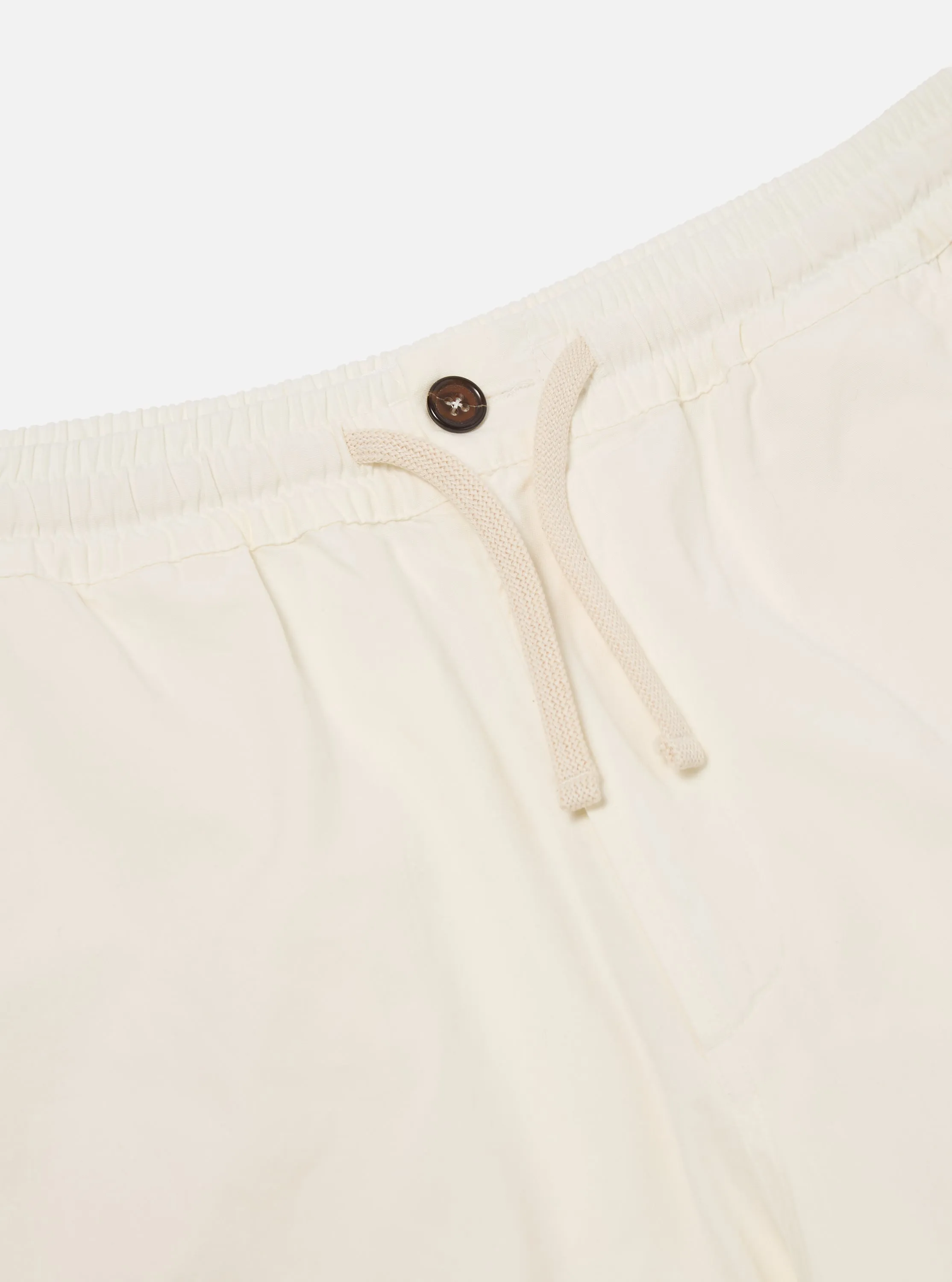 Universal Works Hi Water Trouser in Ecru Summer Canvas
