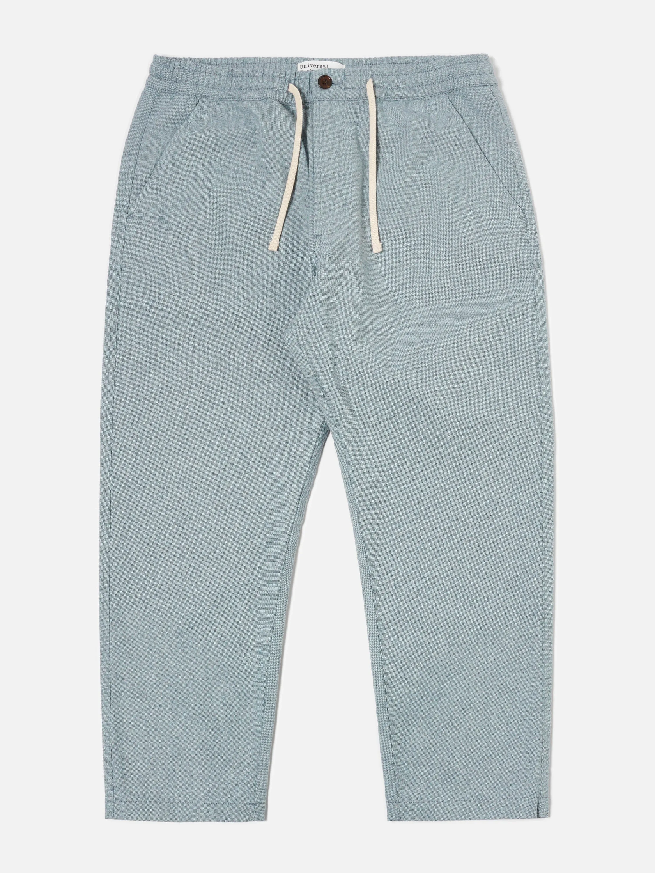 Universal Works Hi Water Trouser in Indigo Reworked Jean Cloth