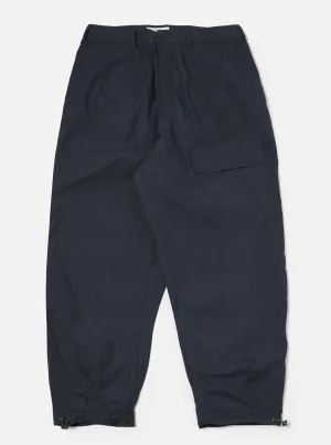 Universal Works Loose Pilot Trouser in Navy Recycled Polytech