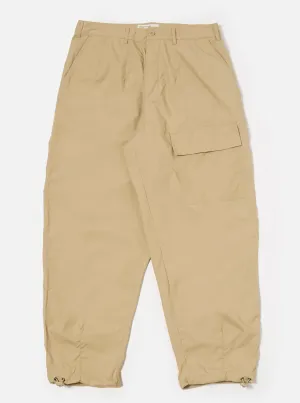 Universal Works Loose Pilot Trouser in Sand Recycled Polytech
