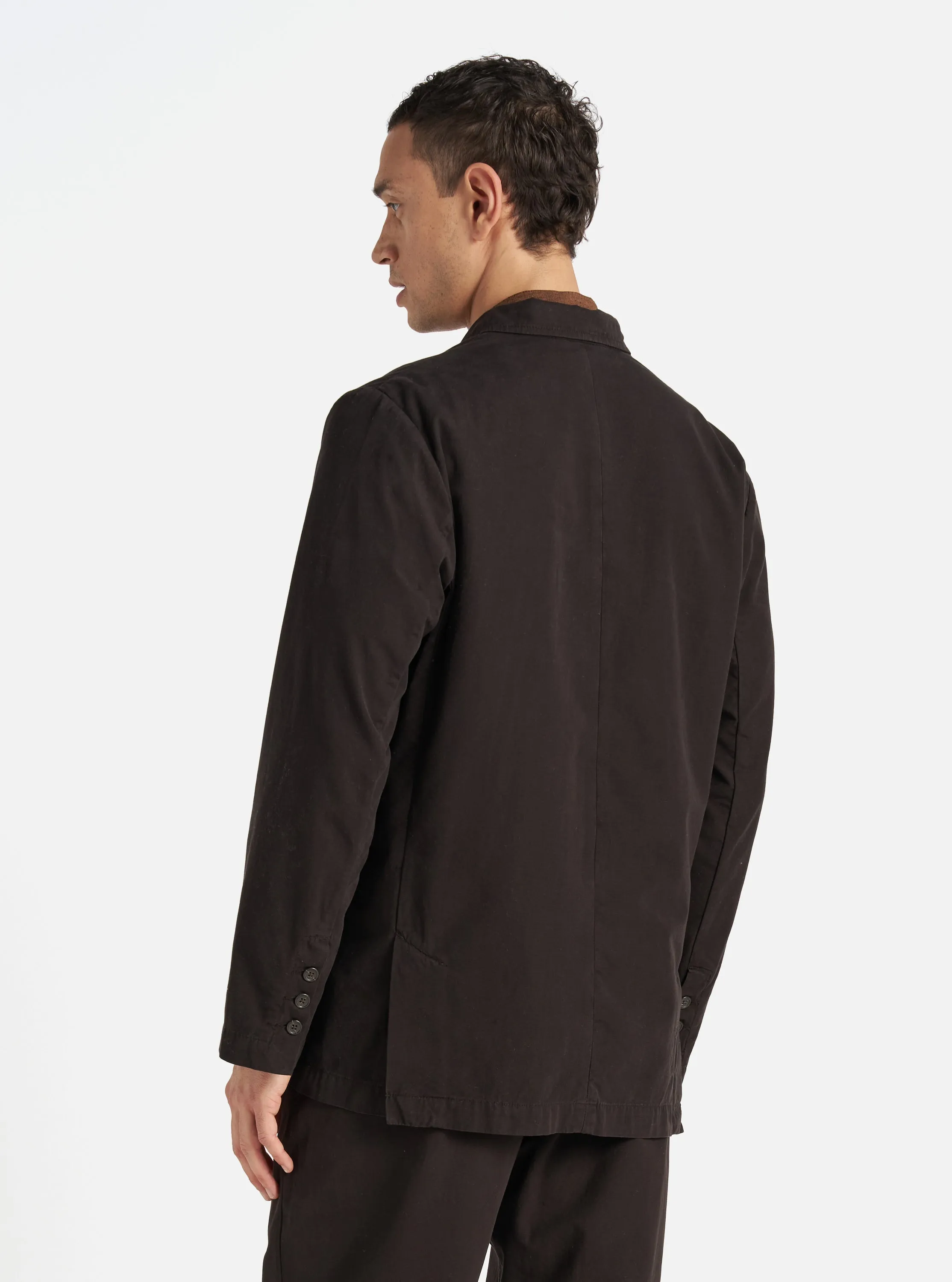 Universal Works Manor Jacket in Licorice Summer Canvas
