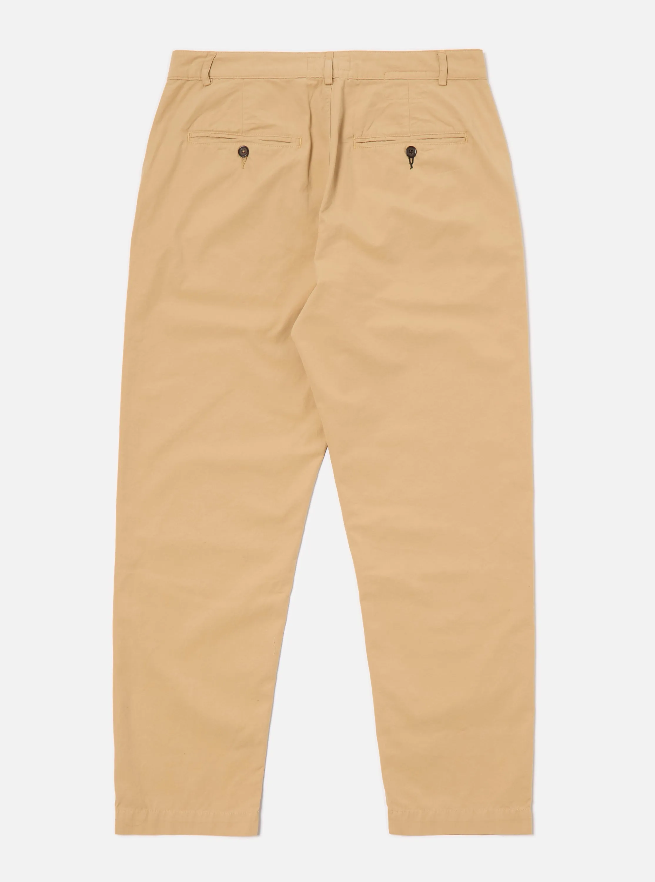 Universal Works Military Chino in Dark Sand Summer Canvas