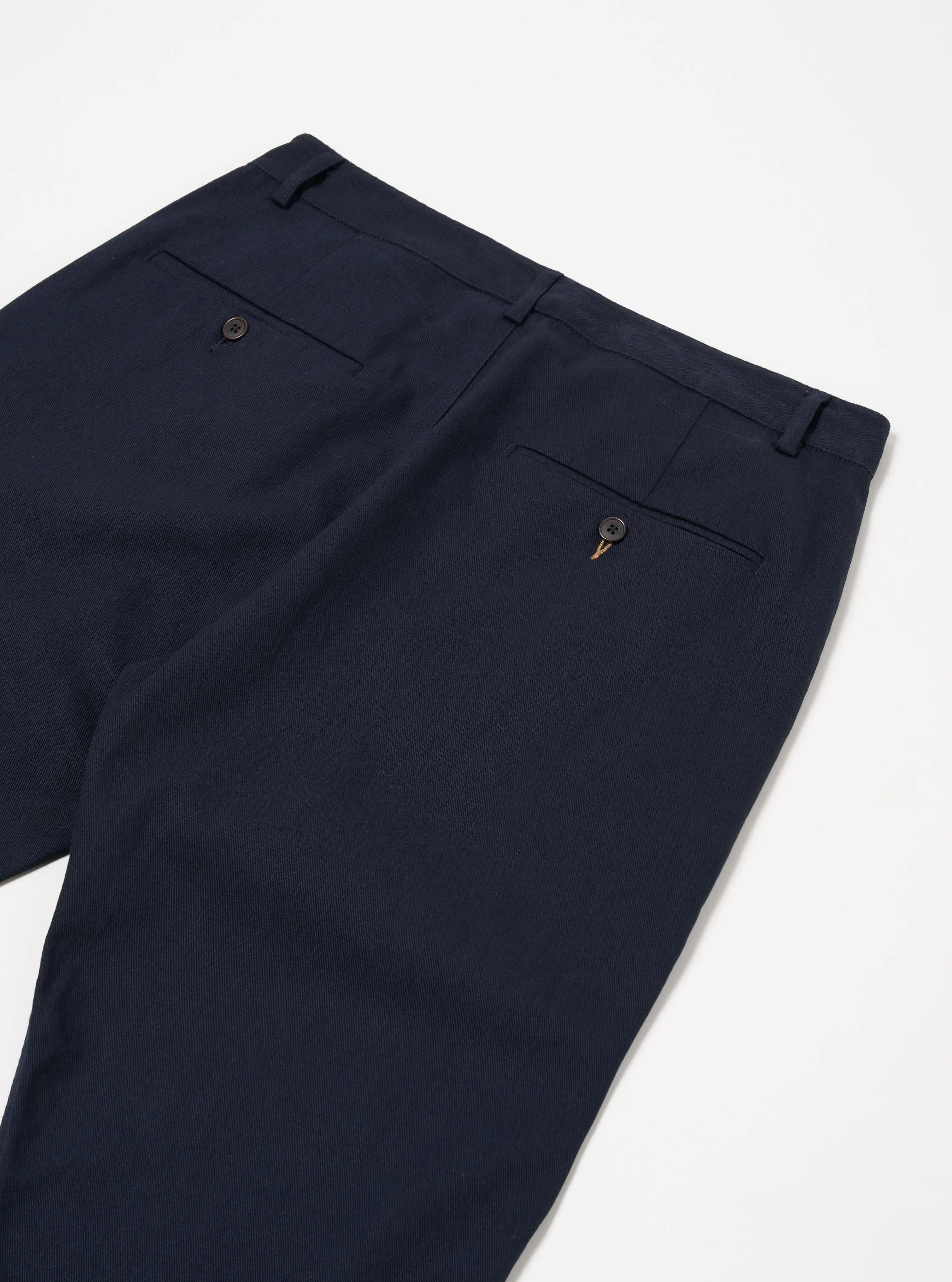 Universal Works Military Chino in Navy Works Twill