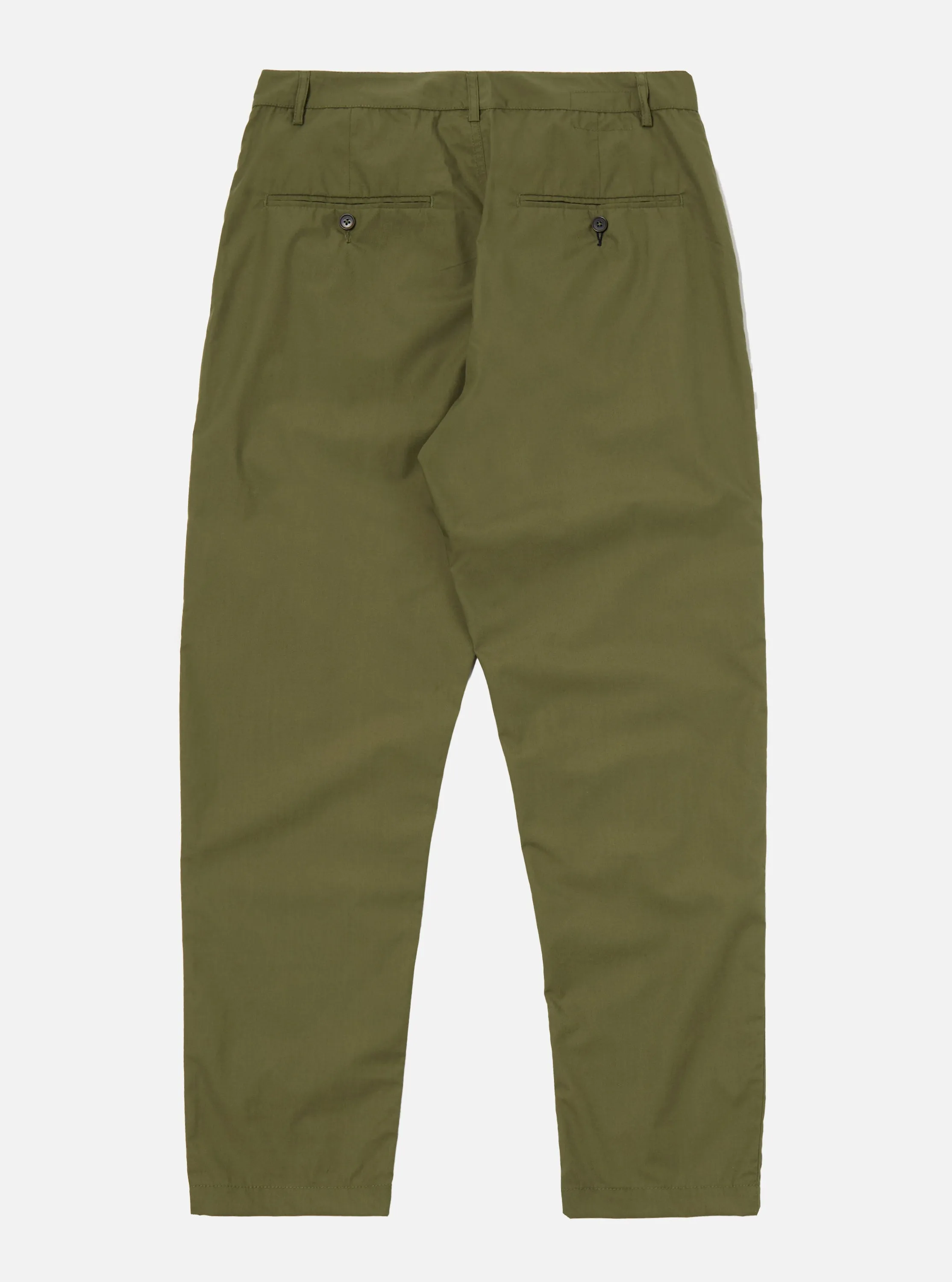 Universal Works Military Chino in Olive Recycled Polytech