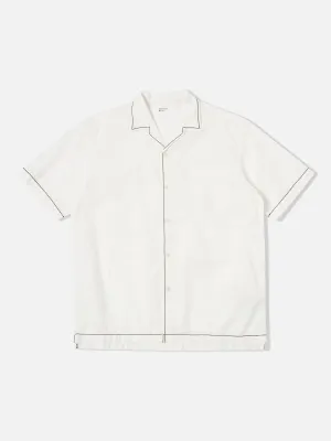 Universal Works Minari Shirt in Ecru Poplin