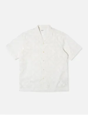Universal Works Minari Shirt in Ecru Sun Print Poplin