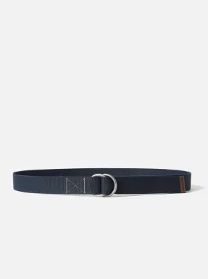 Universal Works O Ring Belt in Navy Canvas